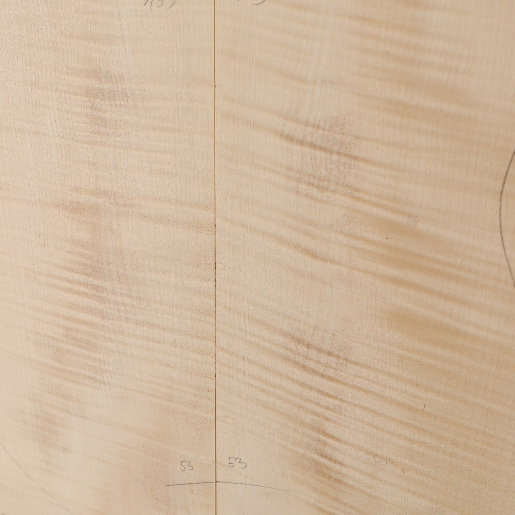 Maple Drop Top 2-piece for Electric Guitar AA (no. 3024)