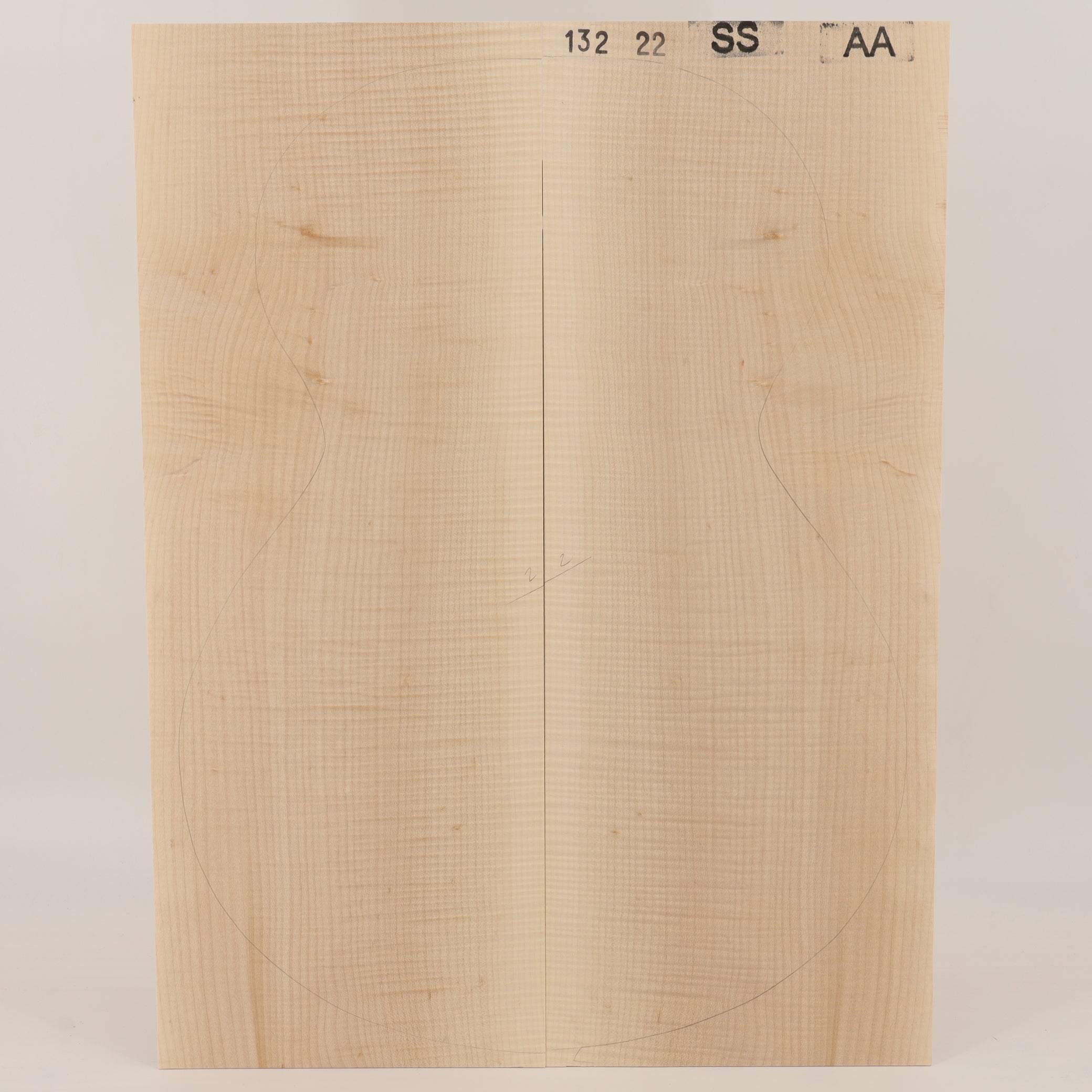 Ahorn Boden für Steelstring Gitarre AA (Nr. 3036)