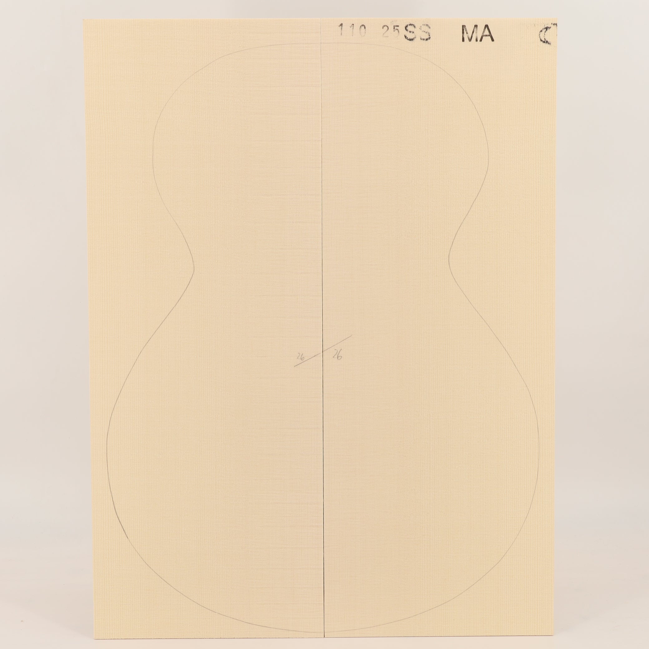 Fichtendecke für Steelstring Gitarre MA (Nr. 3058)