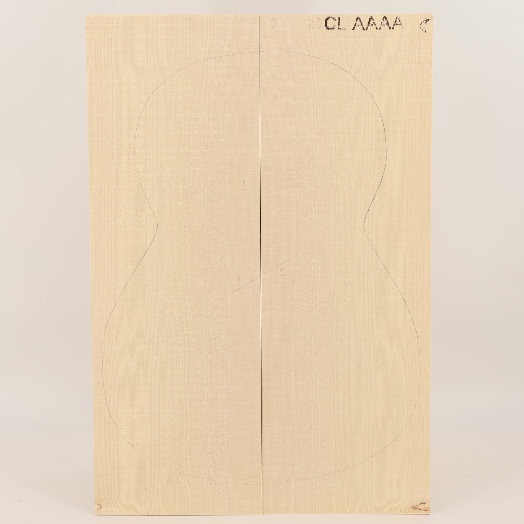 Fichtendecke für klassische Gitarre AAAA (Nr. 3081)
