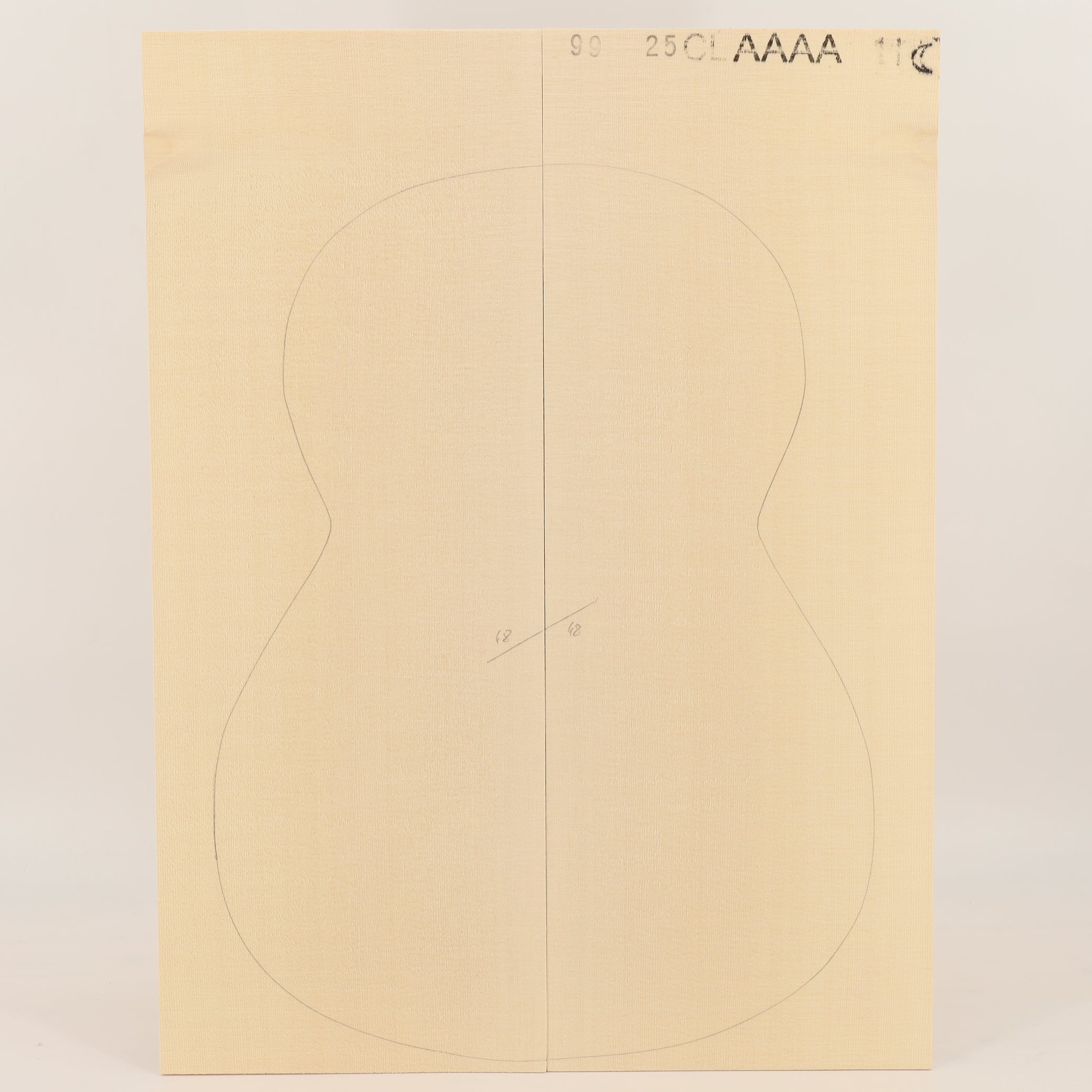 Fichtendecke für klassische Gitarre AAAA (Nr. 3088)