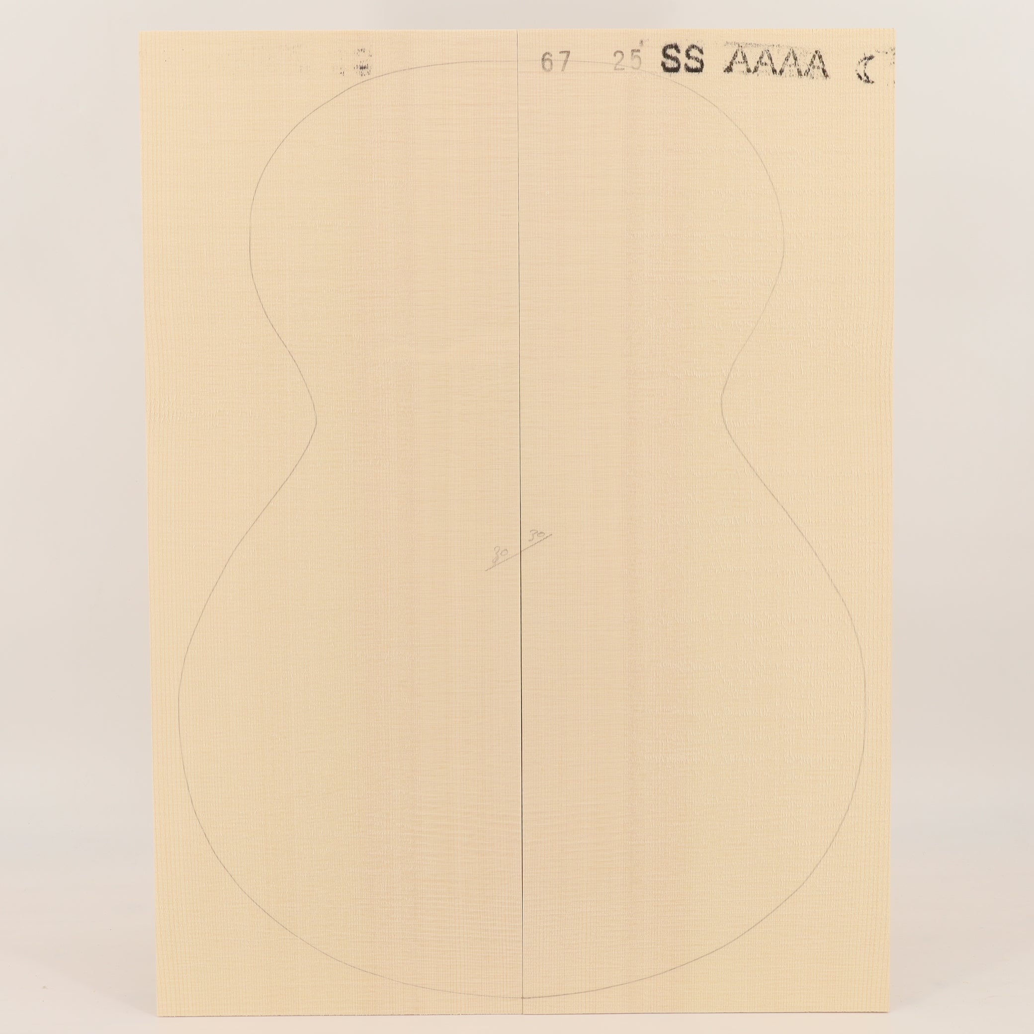 Fichtendecke für Steelstring Gitarre AAAA (Nr. 3105)