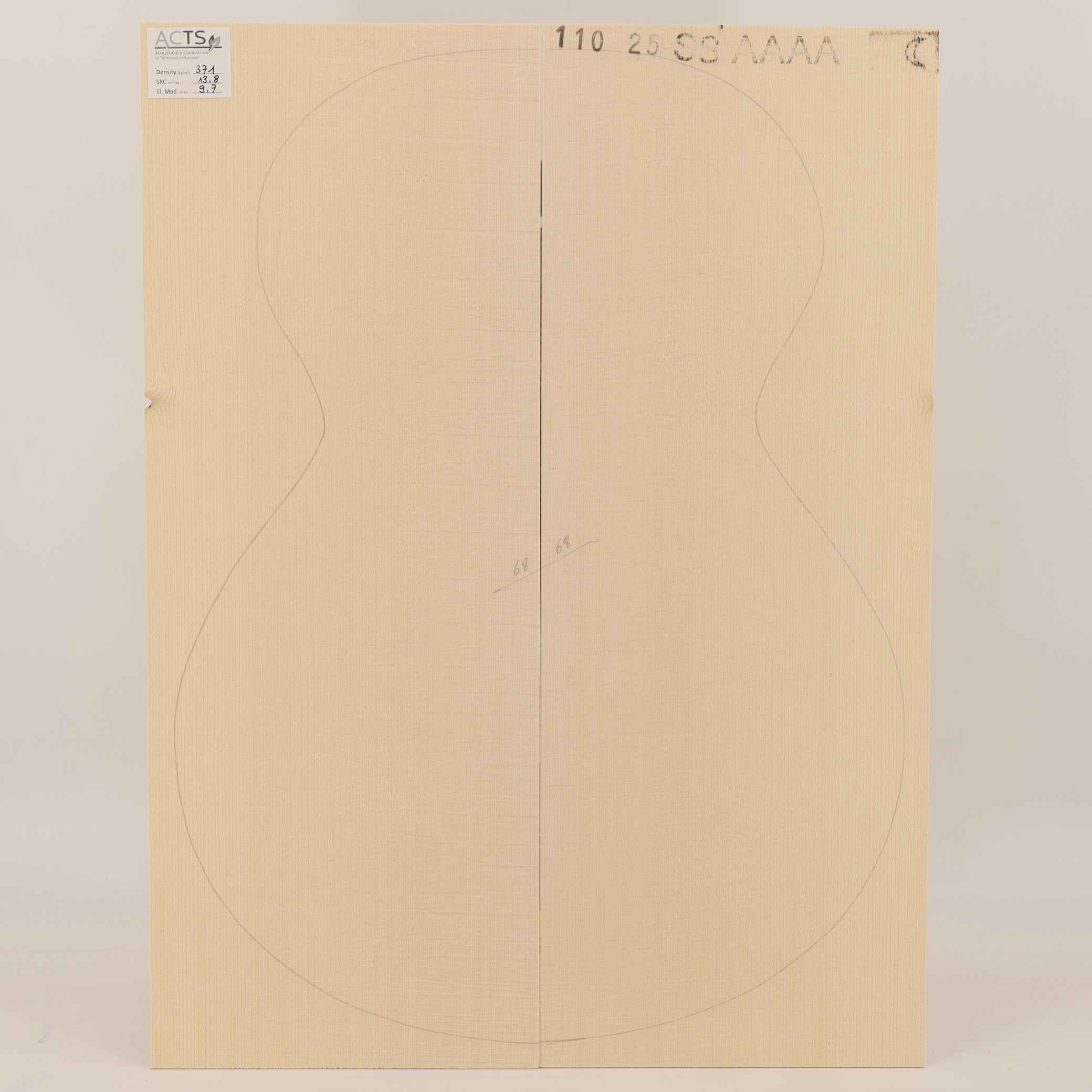 ACTS Spruce Top for Steelstring Guitar AAAA (no. 3120)