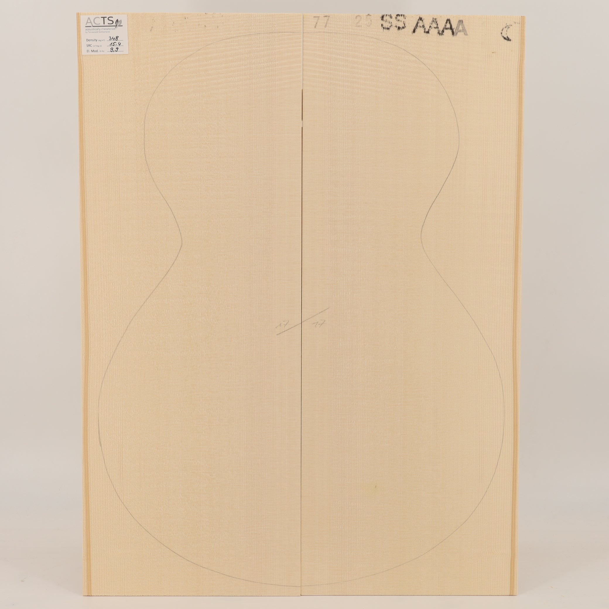 ACTS Spruce Top for Steelstring Guitar AAAA (no. 3121)