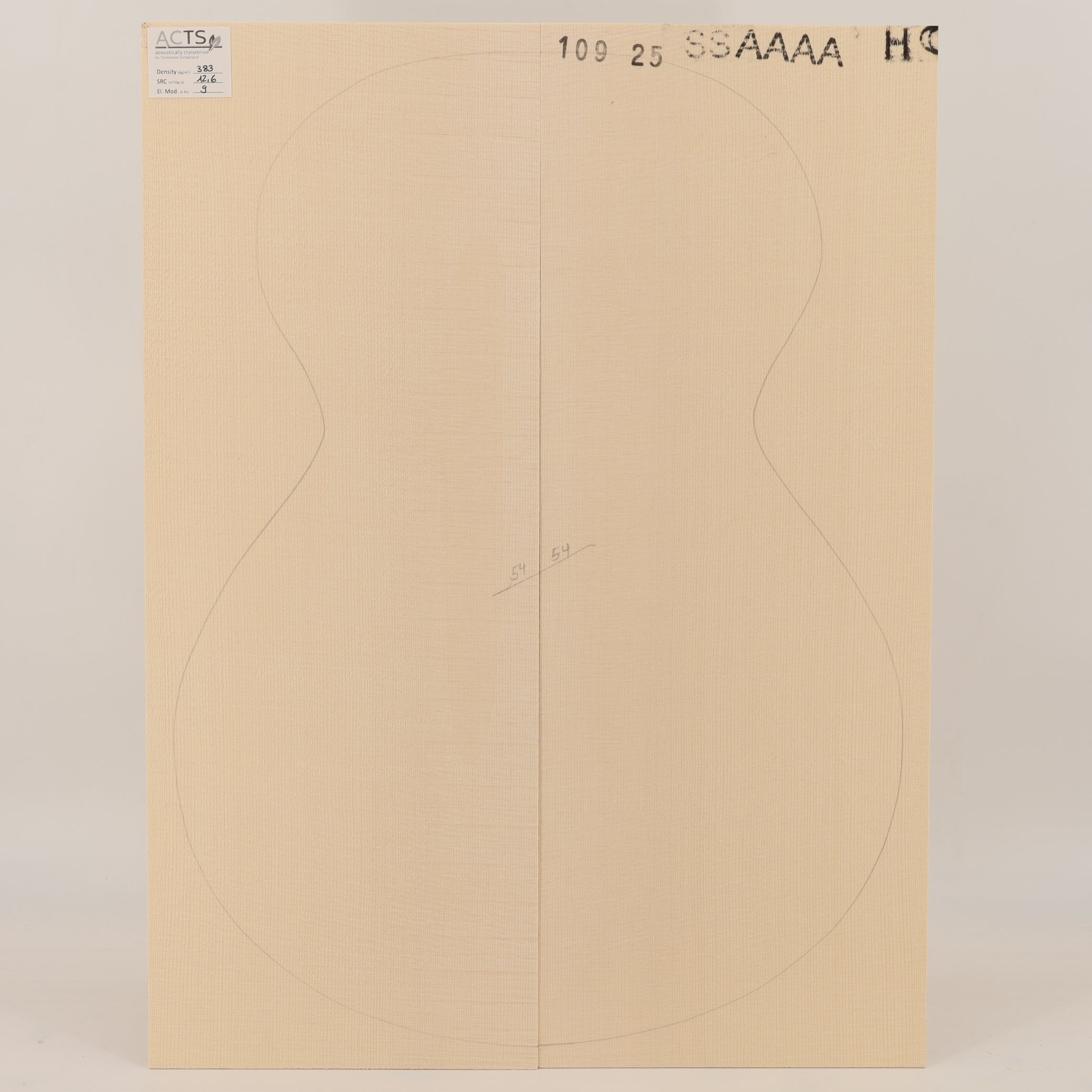 ACTS Spruce Top for Steelstring Guitar AAAA (no. 3132)