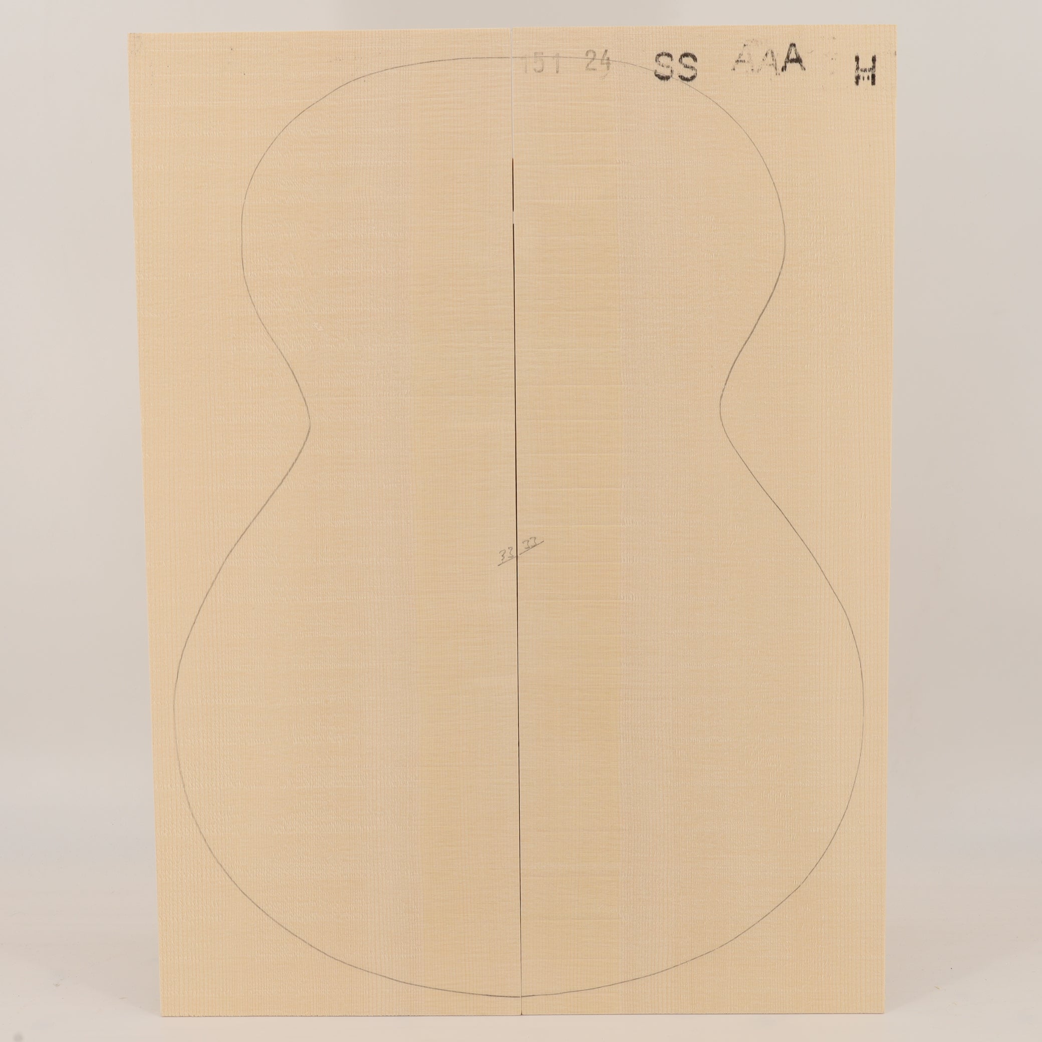 Spruce Top for Steel String Guitar AAA (no. 3182)