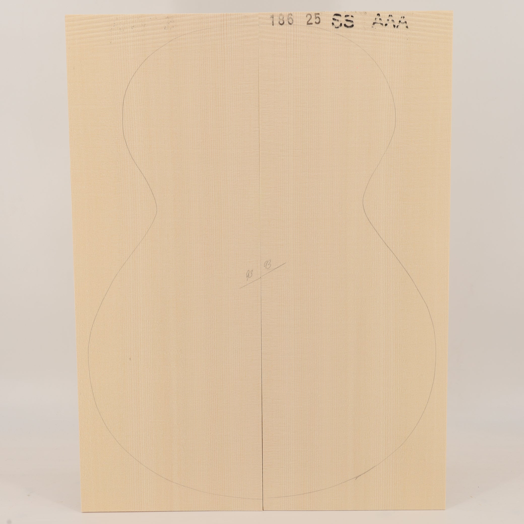 Spruce Top for Steel String Guitar AAA (no. 3185)