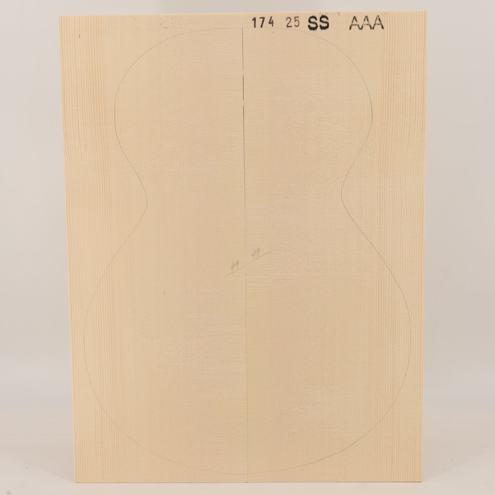 Spruce Top for Steel String Guitar AAA (no. 3190)