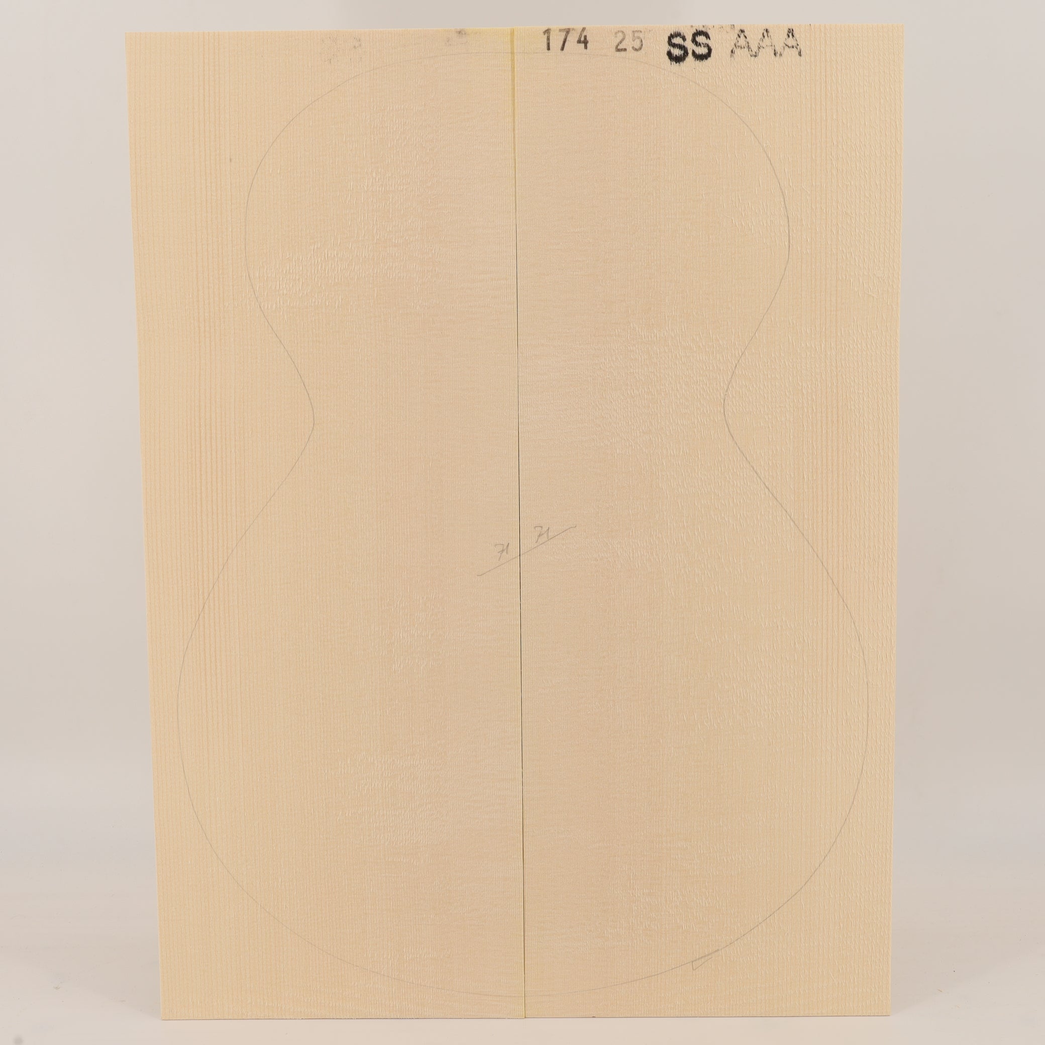 Spruce Top for Steel String Guitar AAA (no. 3191)