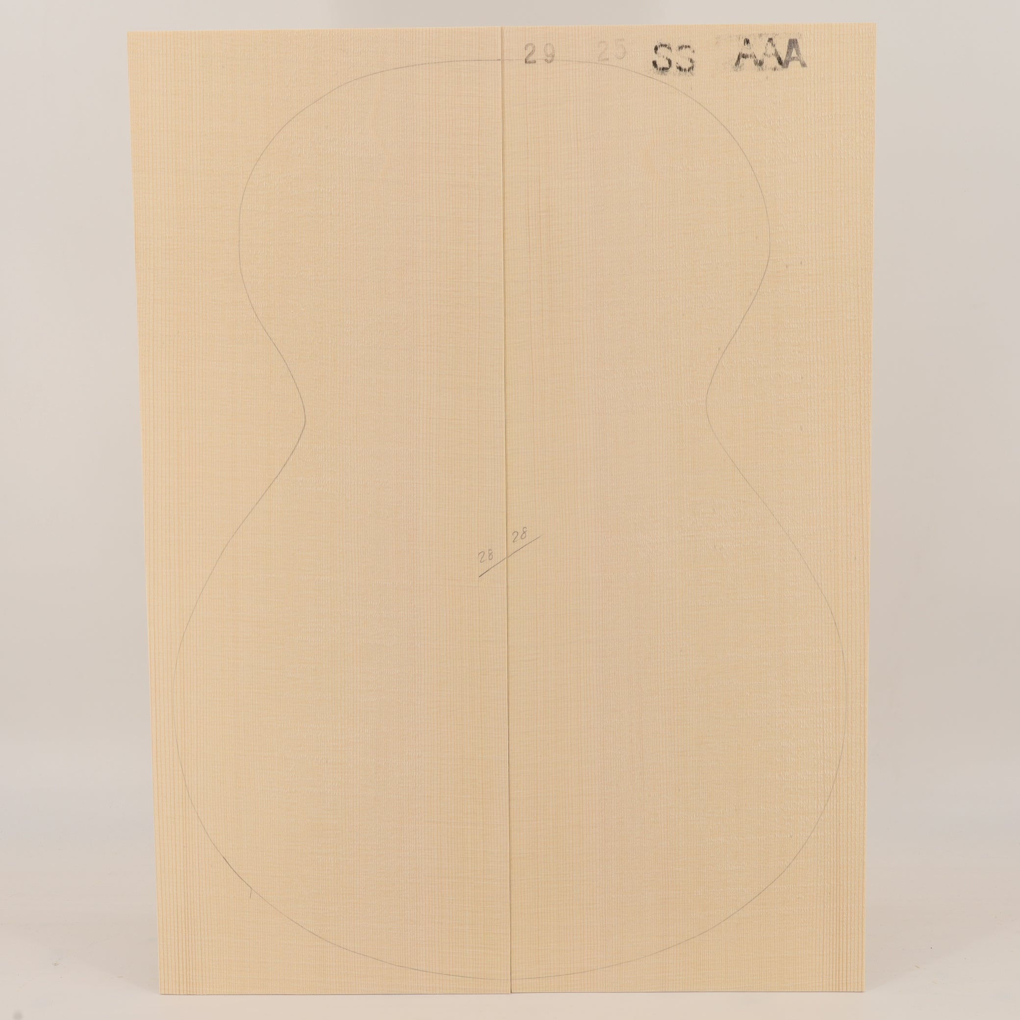 Fichtendecke für Steelstring Gitarre AAA (Nr. 3196)