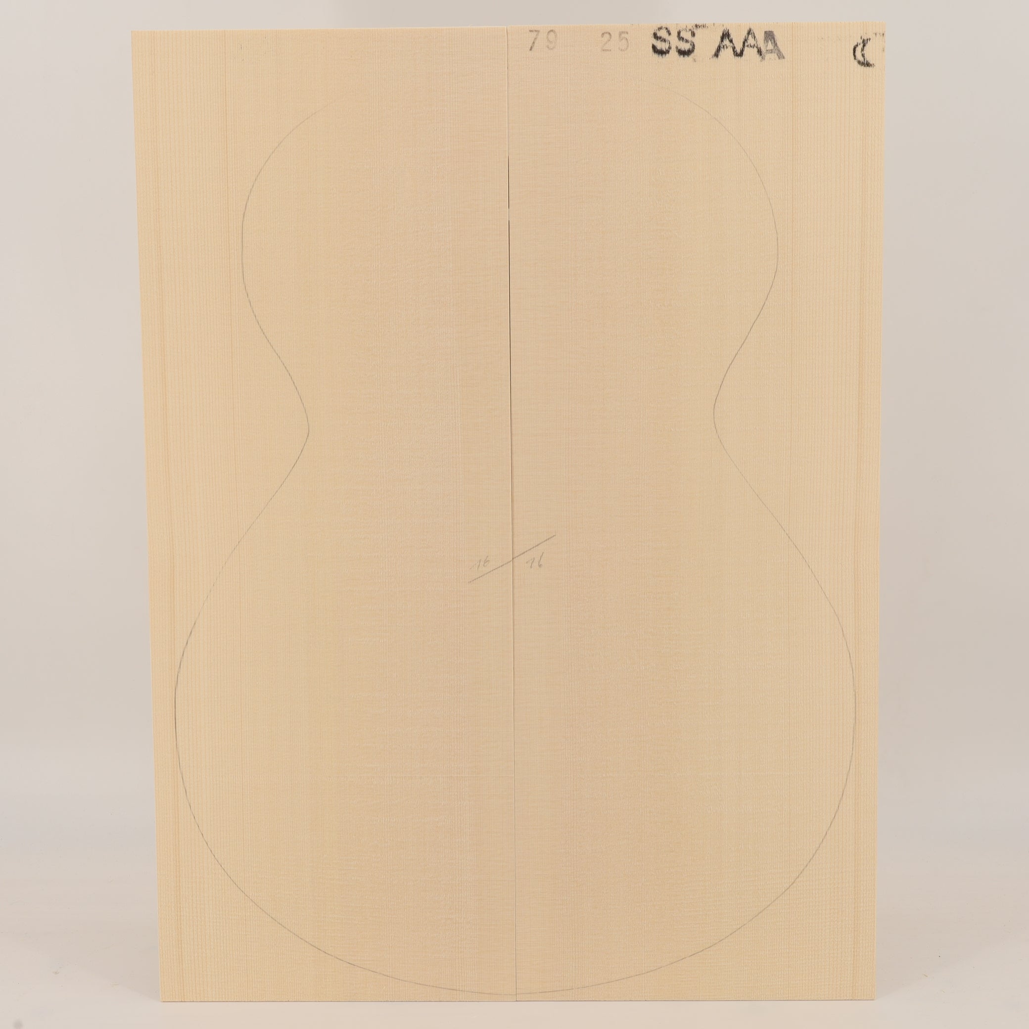 Fichtendecke für Steelstring Gitarre AAA (Nr. 3208)