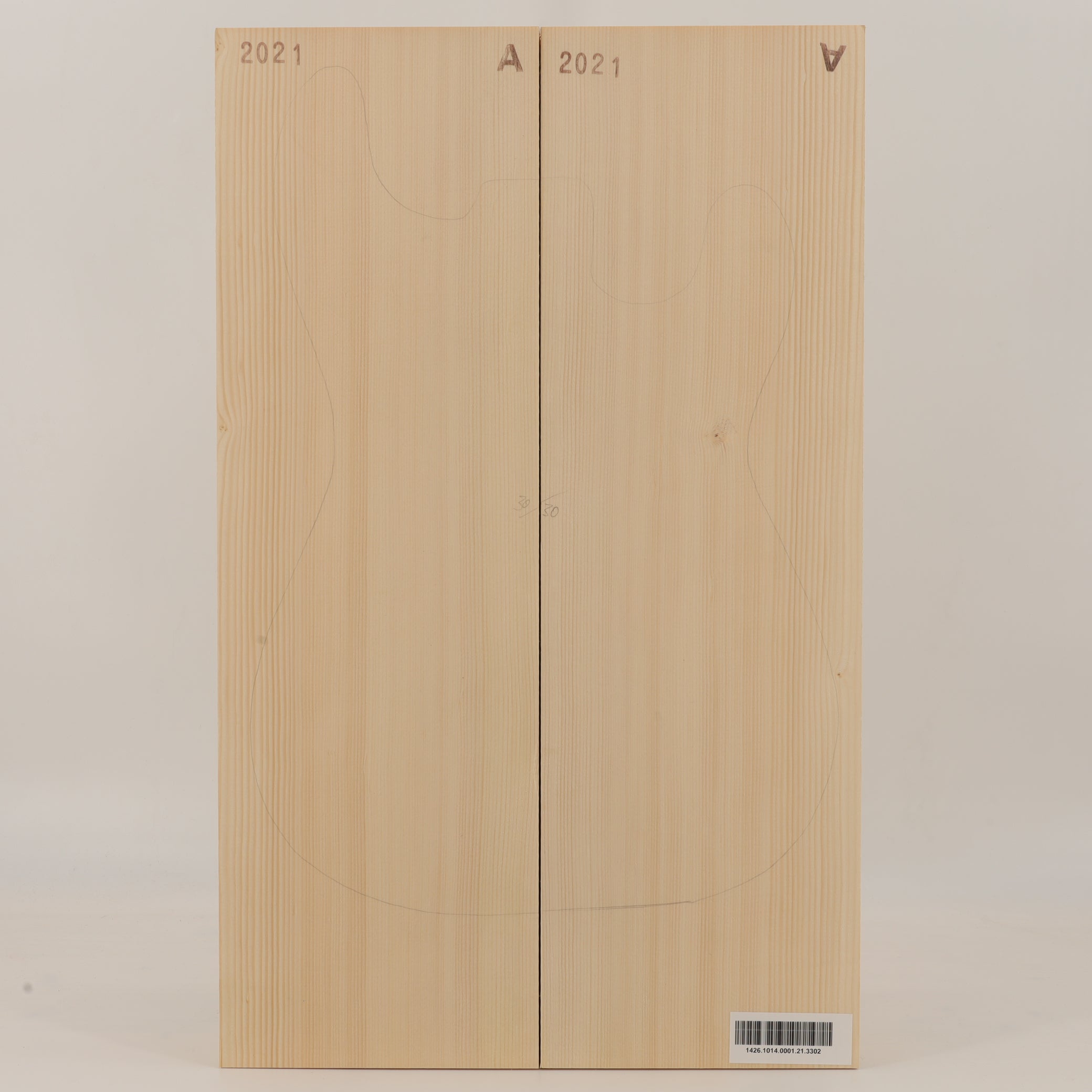 Spruce Body 2-piece for Electric Guitar A (no. 3302)