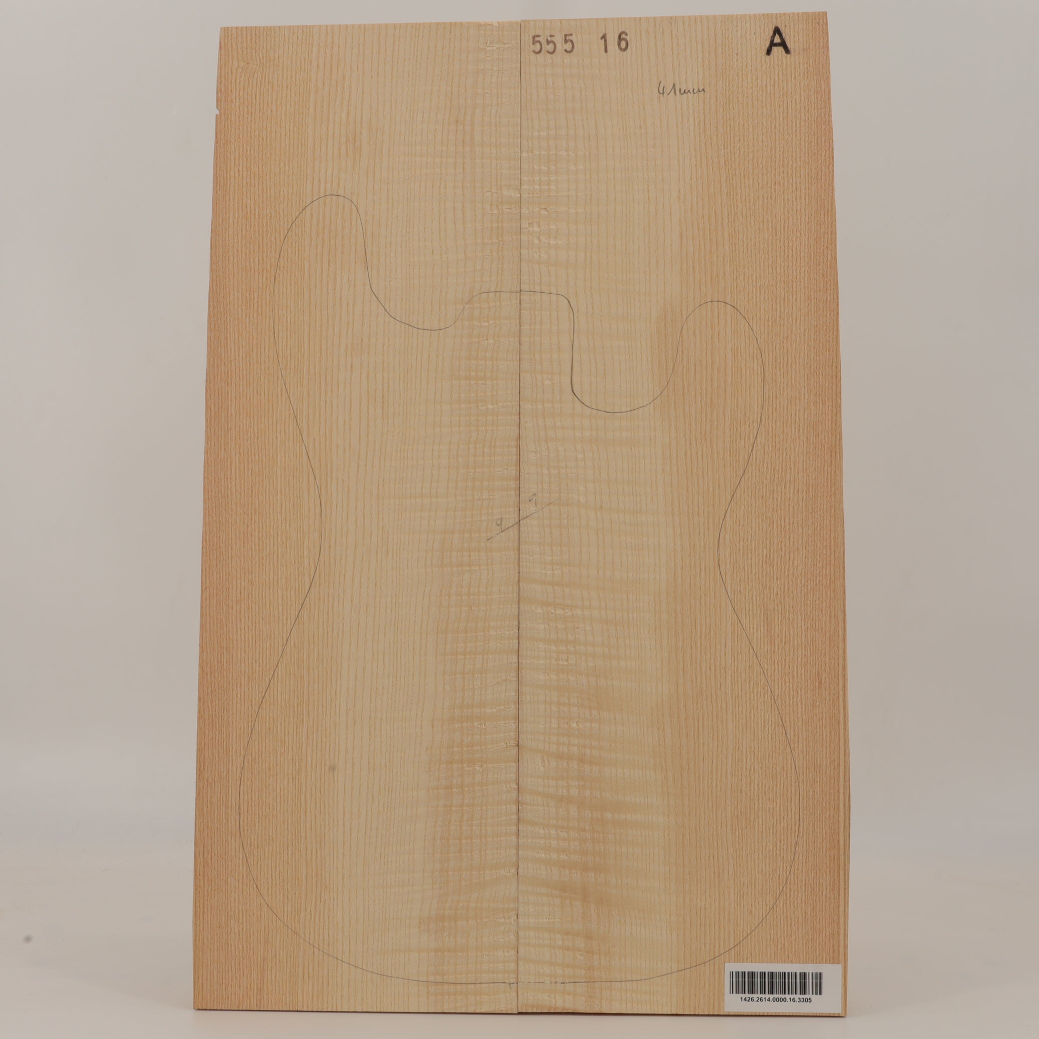 Esche Body 2-teilig für E-Gitarre A (Nr. 3305)