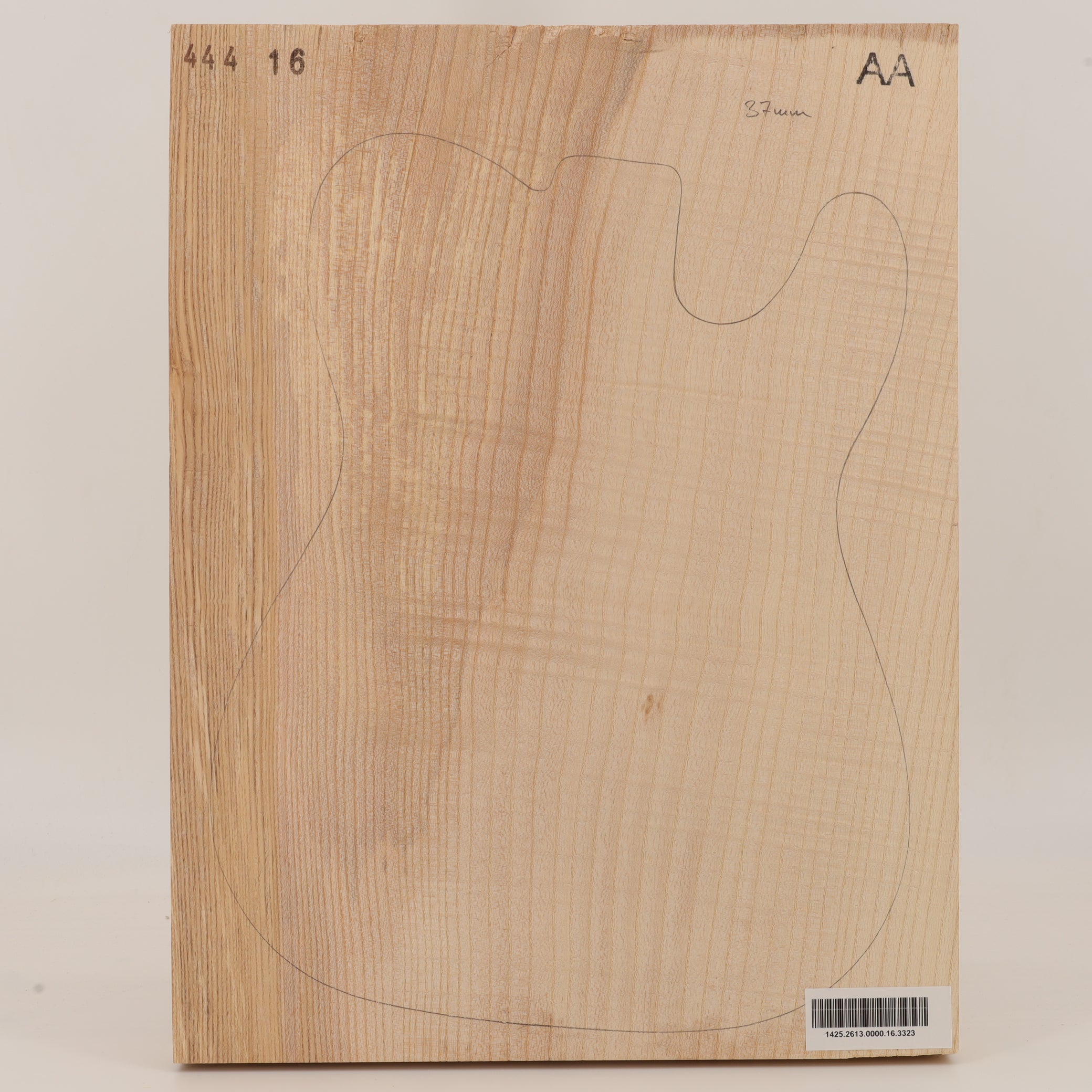 Esche Body 1-teilig für E-Gitarre AA (Nr. 3323)
