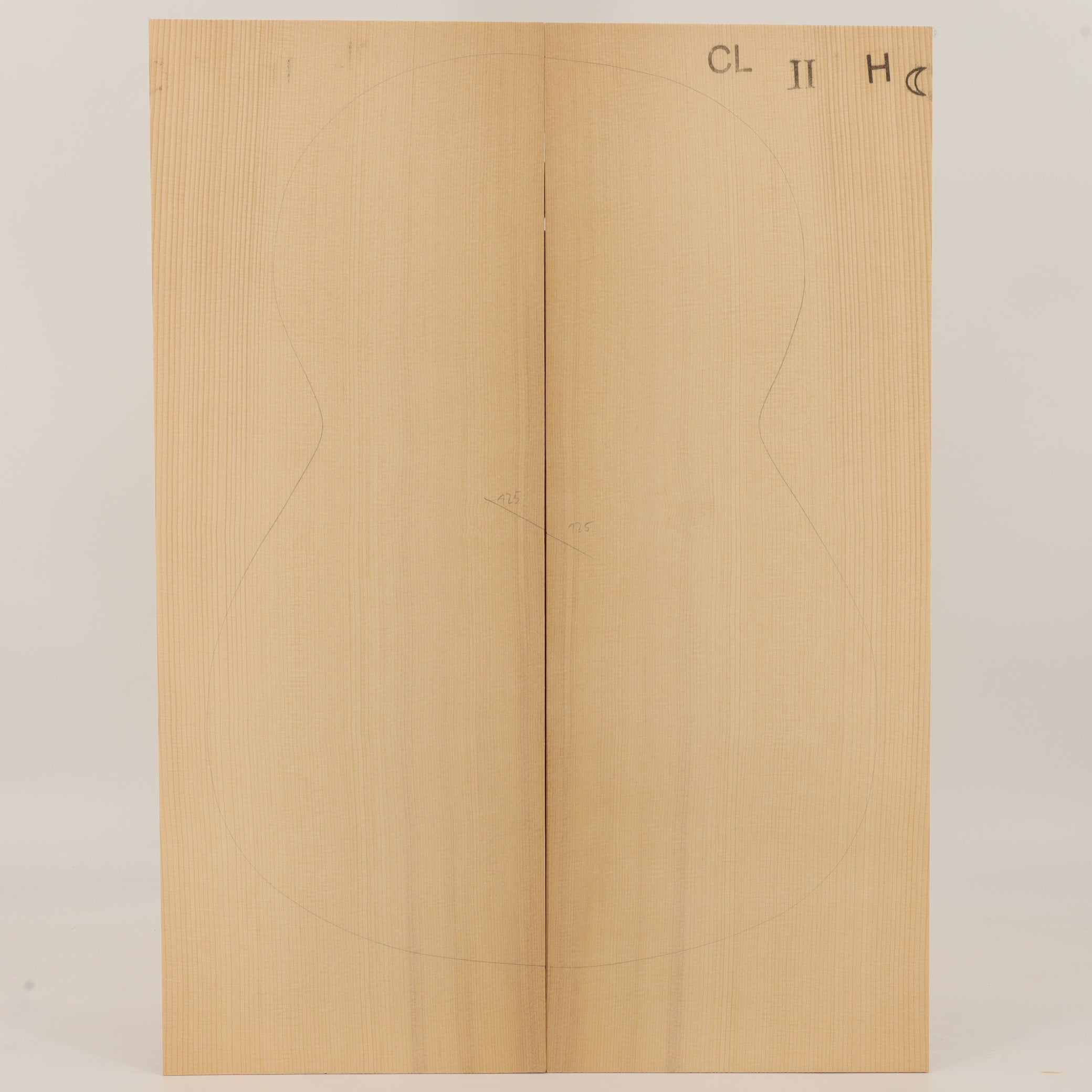 Thermo Fichtendecke für klassische Gitarre II (Nr. 3337)