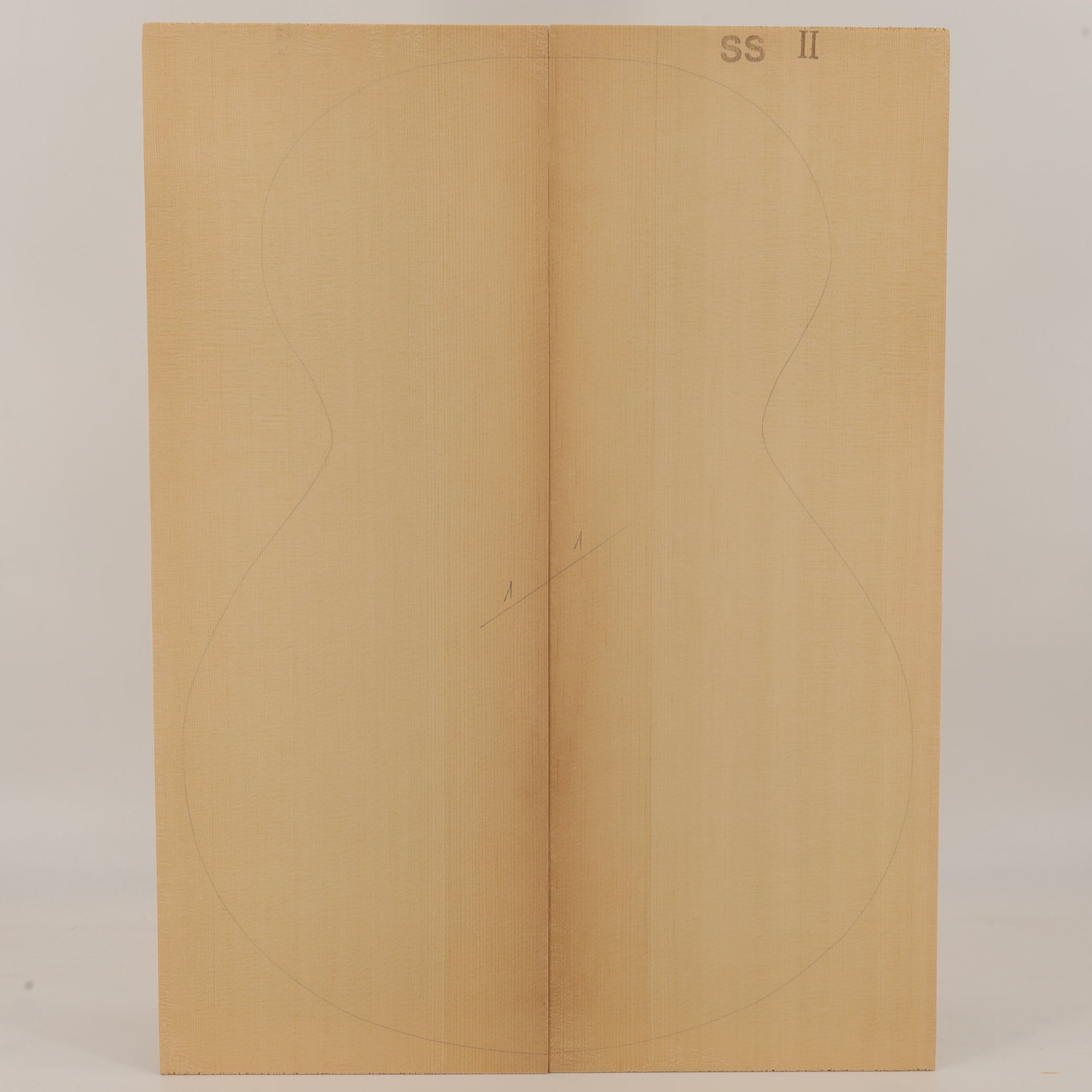 Thermo Fichtendecke für Steelstring Gitarre II (Nr. 3342)