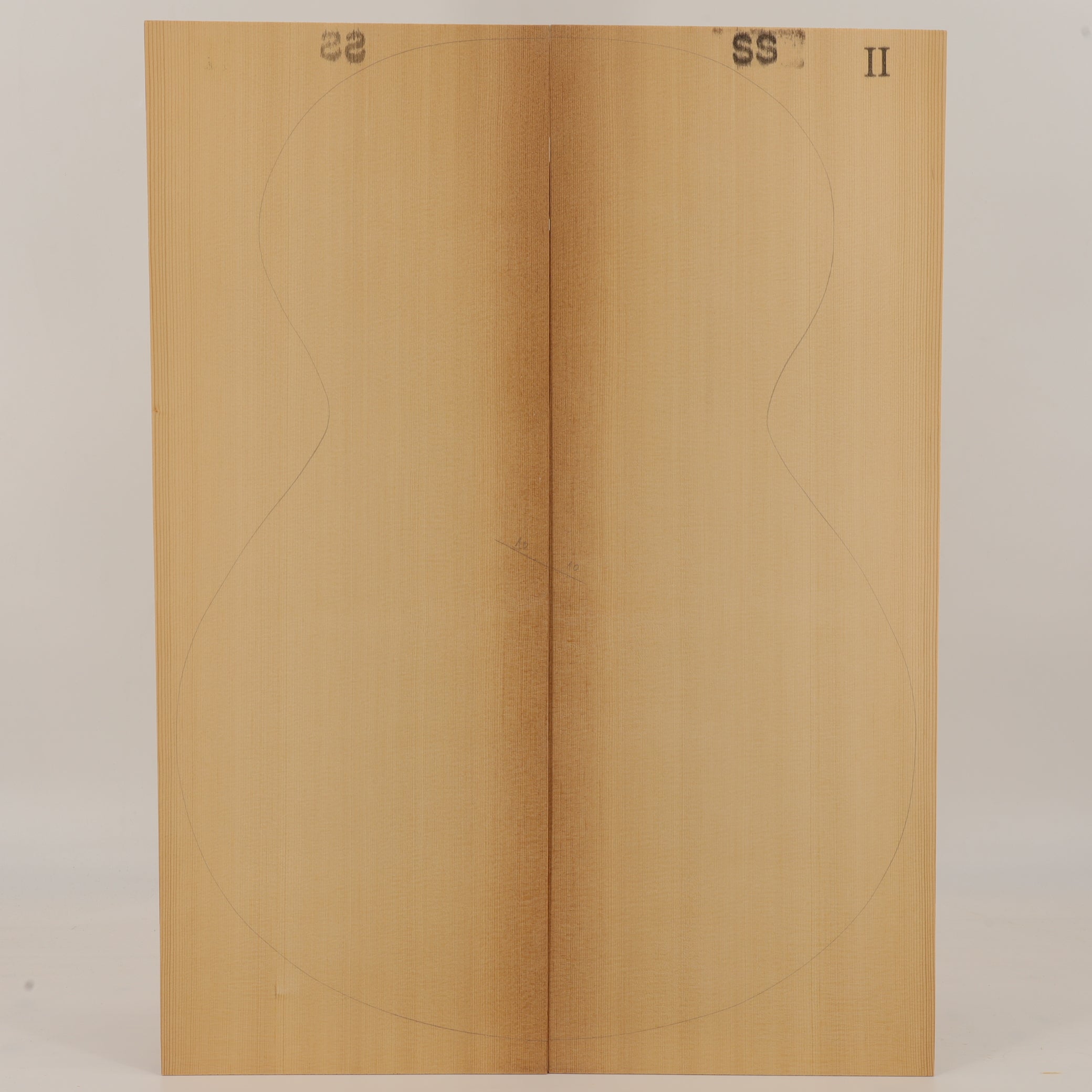 Thermo Fichtendecke für Steelstring Gitarre II (Nr. 3344)