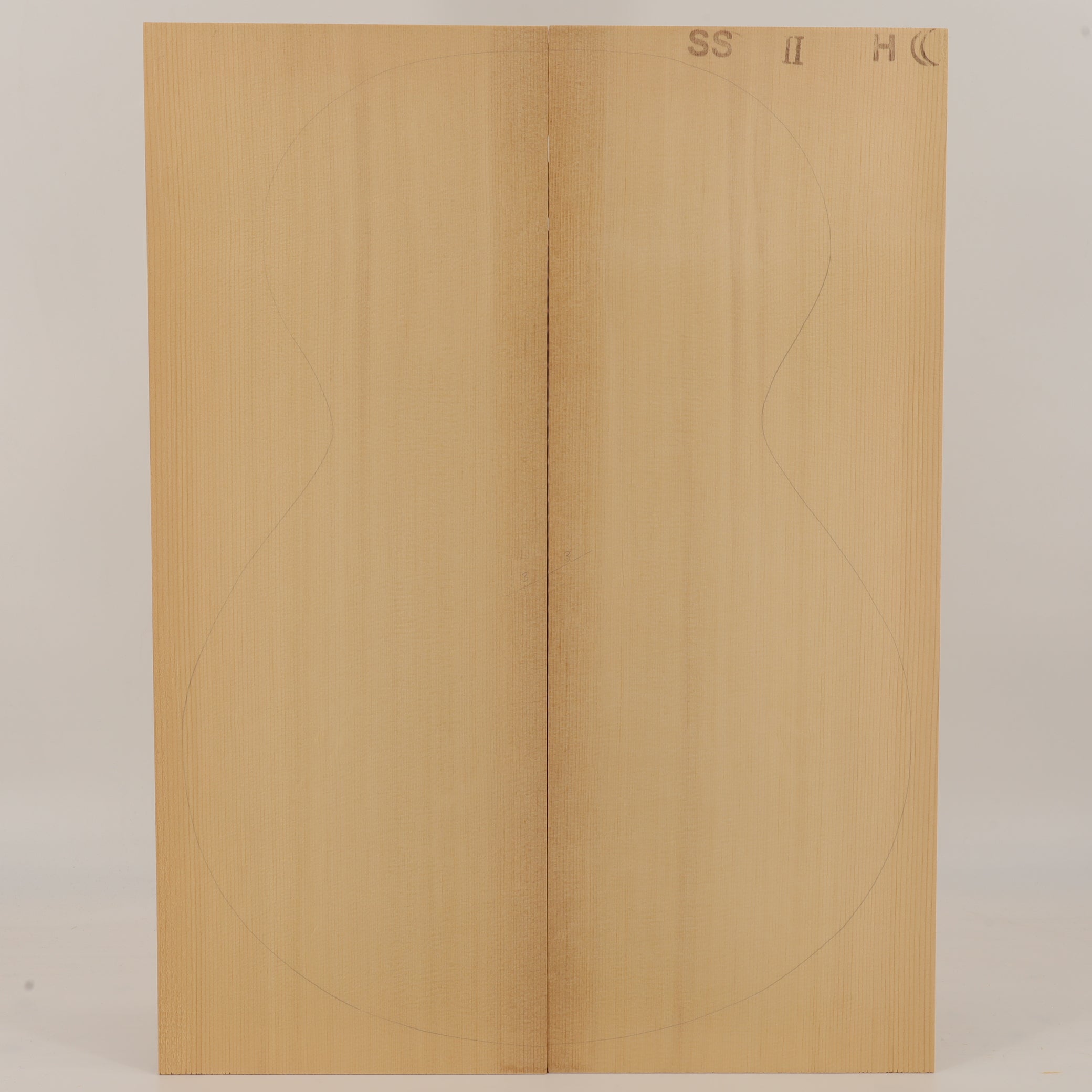 Thermo Fichtendecke für Steelstring Gitarre II (Nr. 3348)