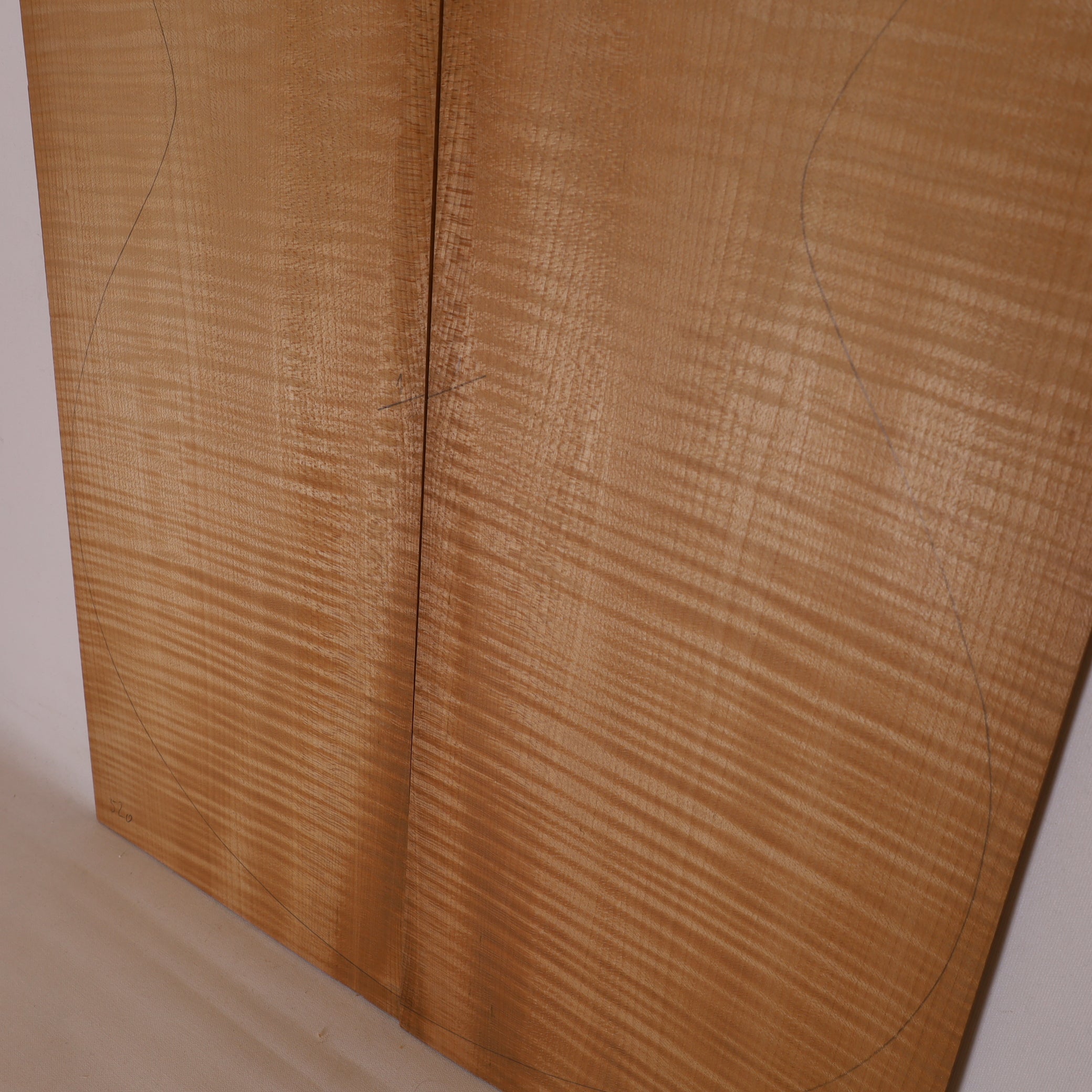 Thermo Maple Set (Back/Sides) for Steel String Guitar I (no. 520)