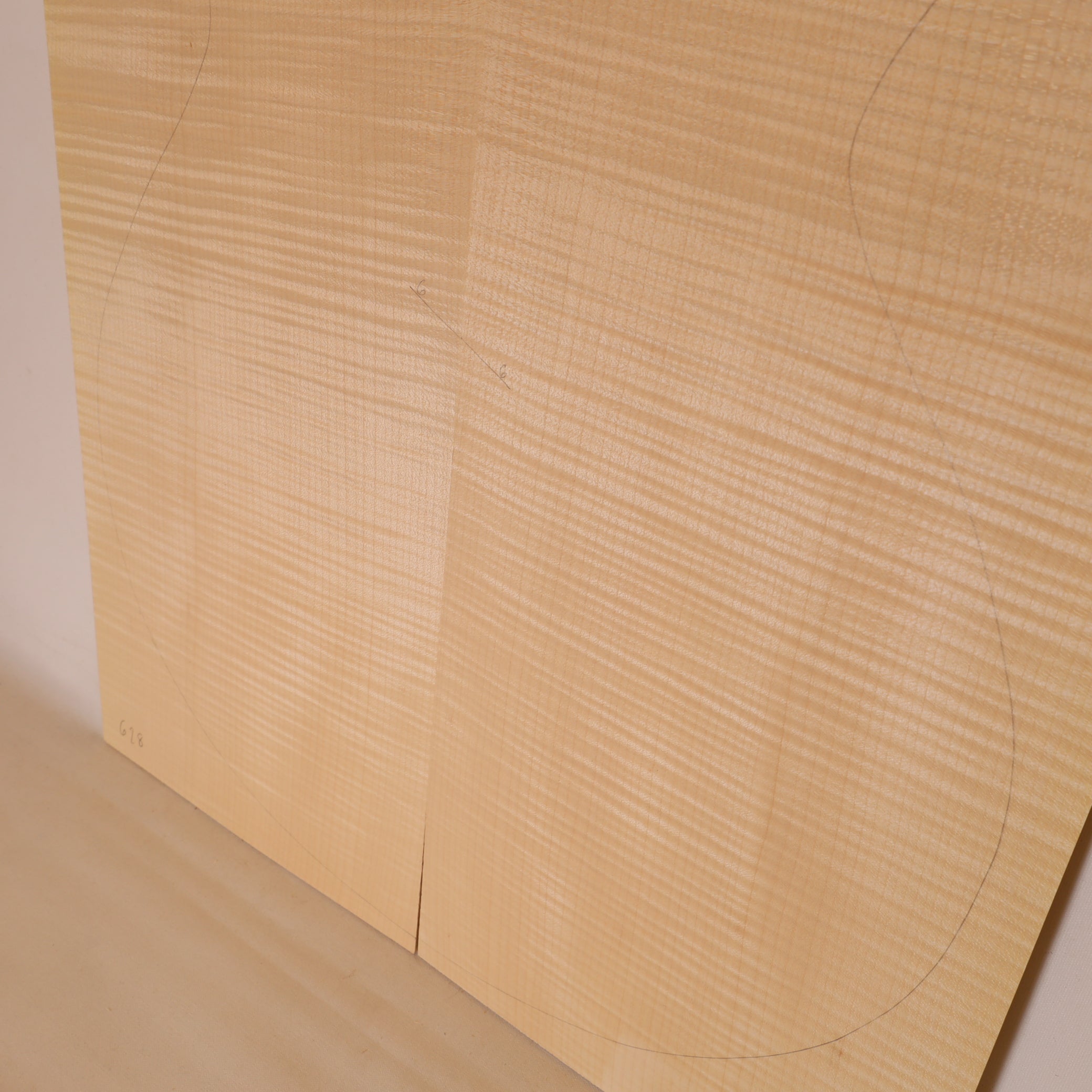 Maple Set (Back/Sides) for Steel String Guitar AAA (no. 628)