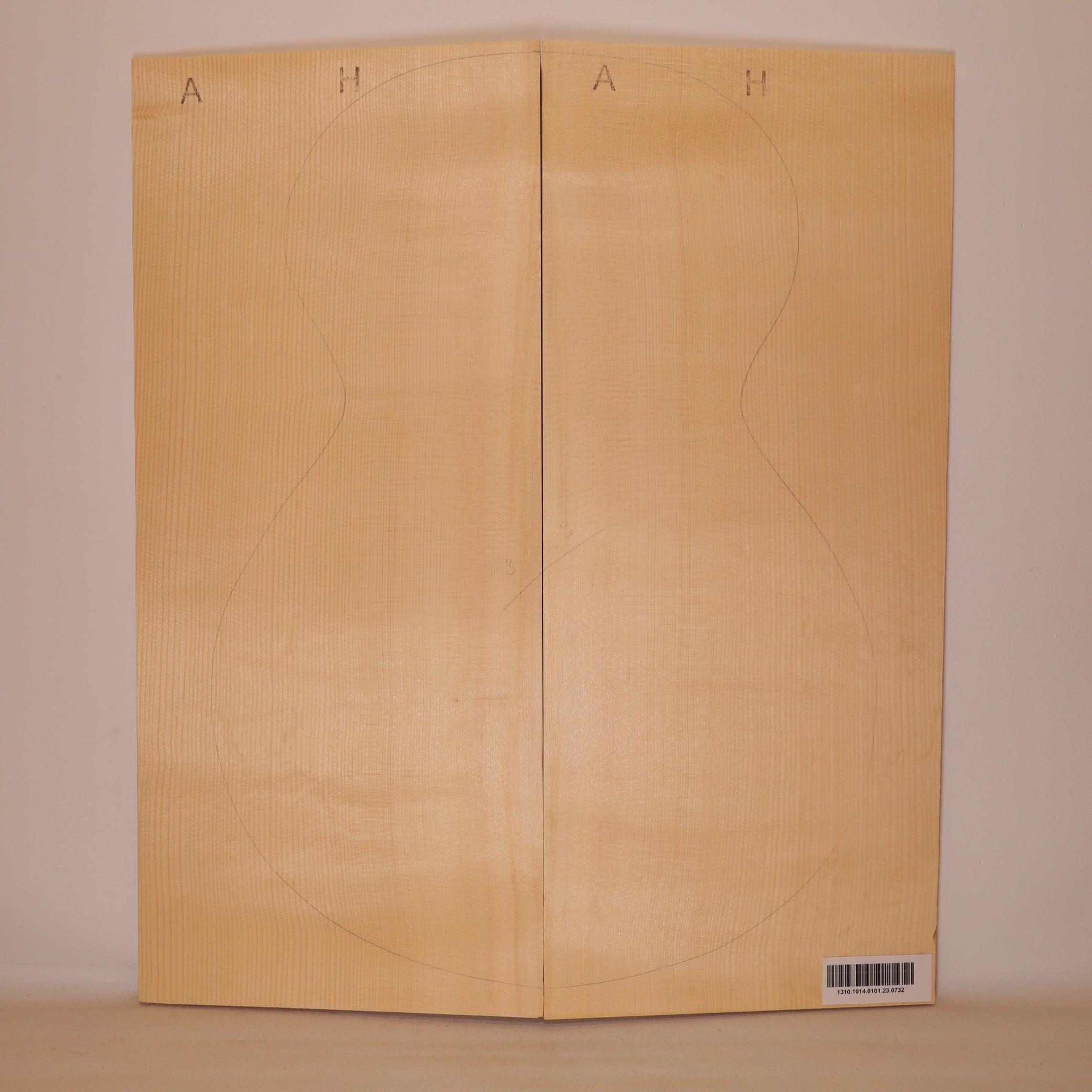 Fichtendecke für Archtop Gitarre A (Nr. 732)