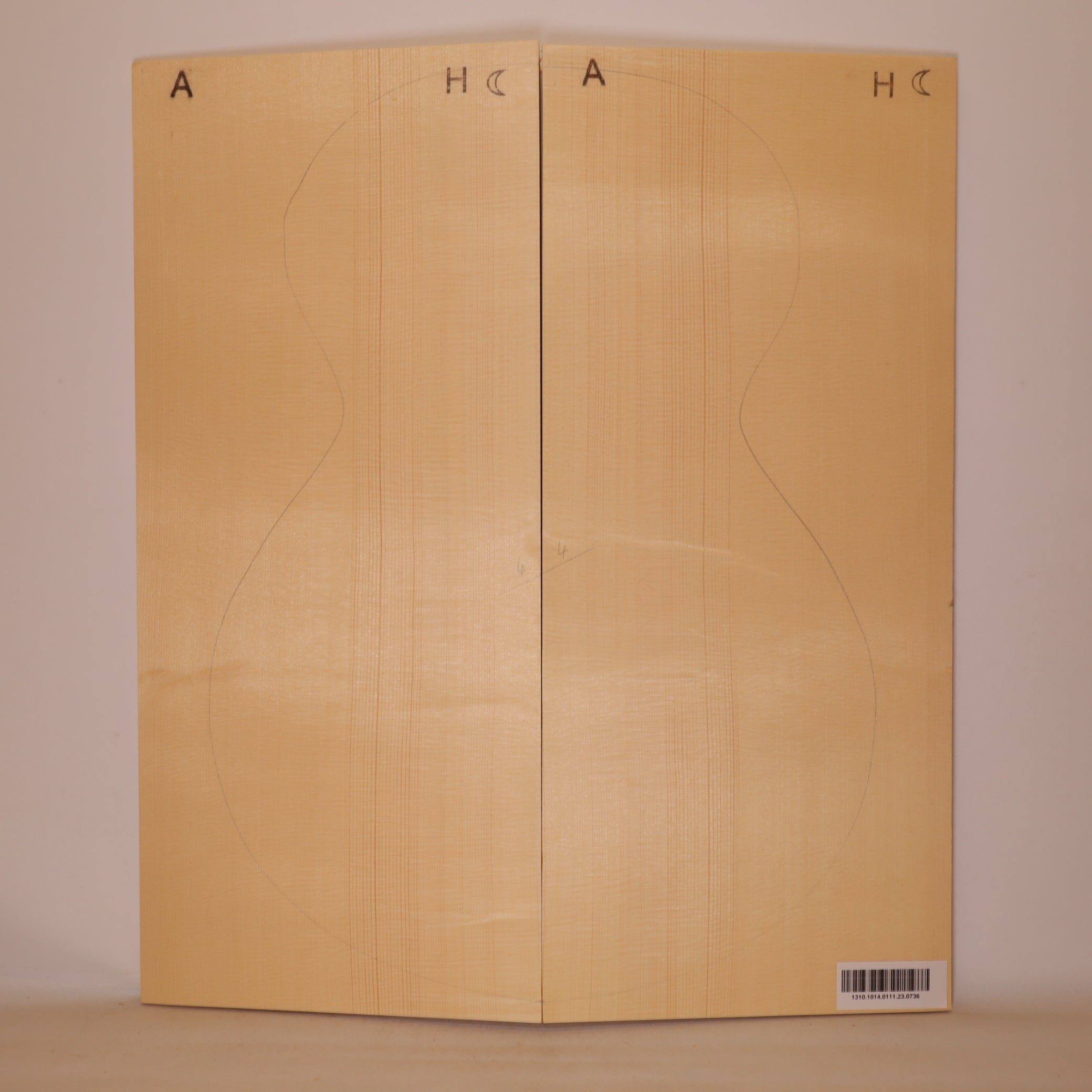 Fichtendecke für Archtop Gitarre A (Nr. 736)