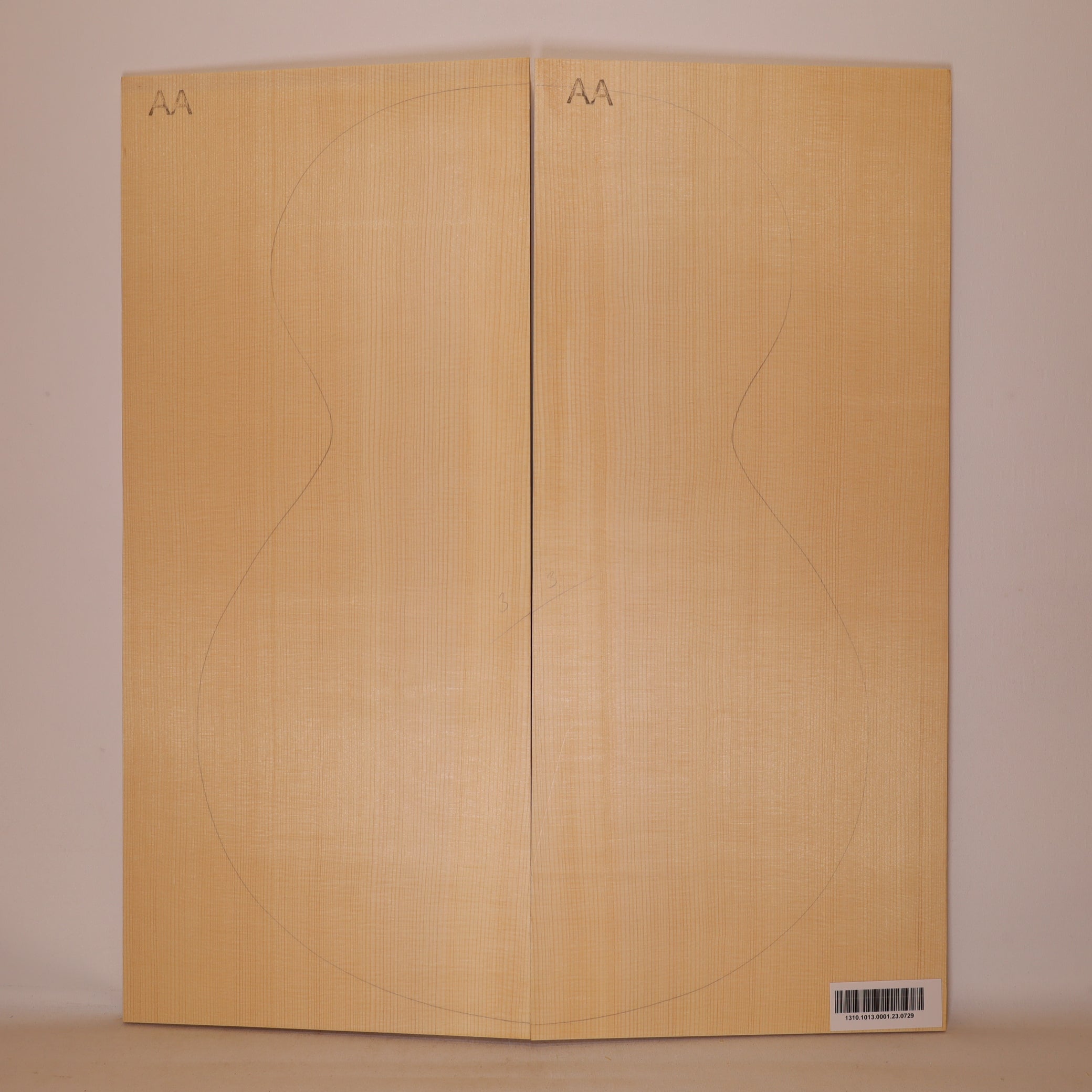 Fichtendecke für Archtop Gitarre AA (Nr. 729)