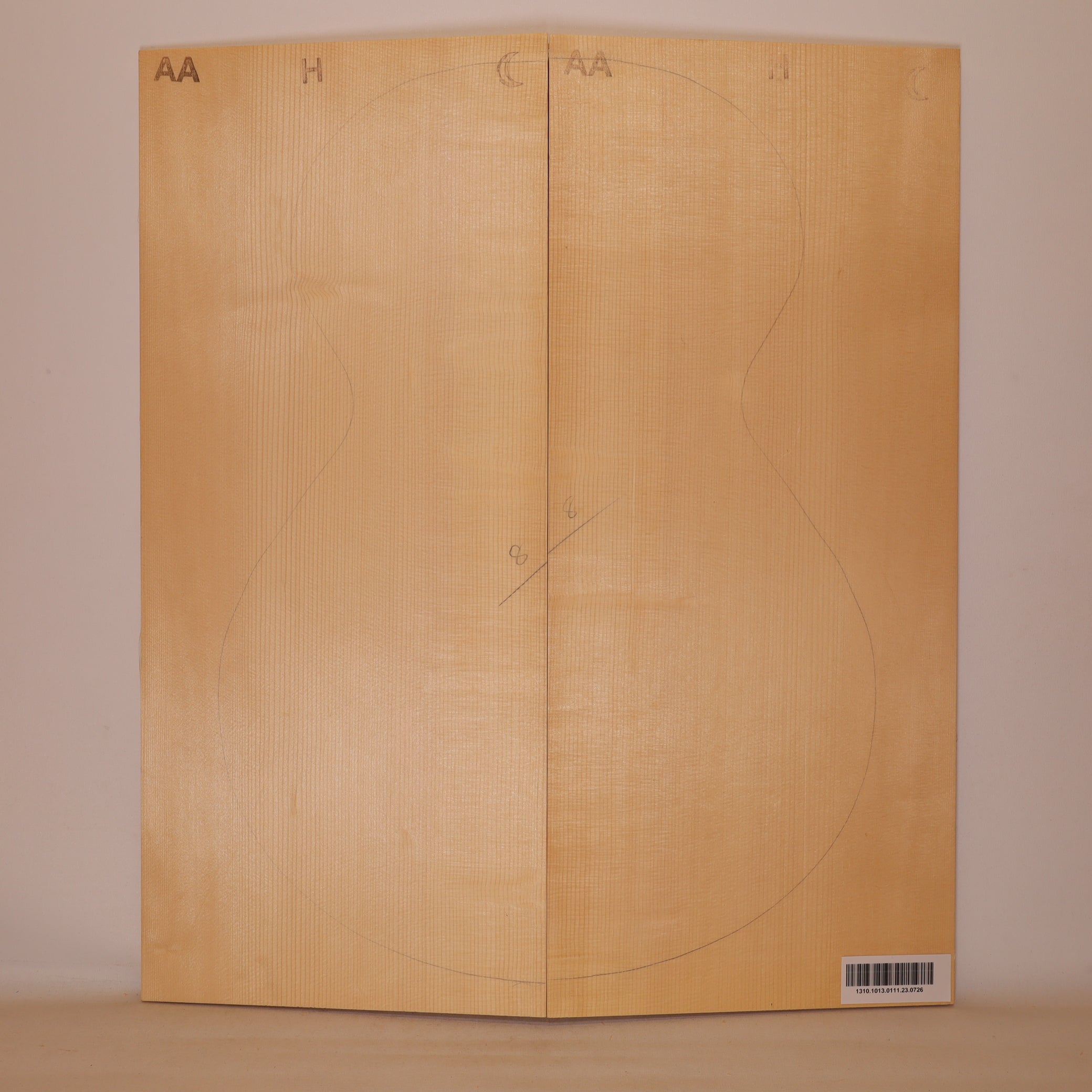 Fichtendecke für Archtop Gitarre AA (Nr. 726)