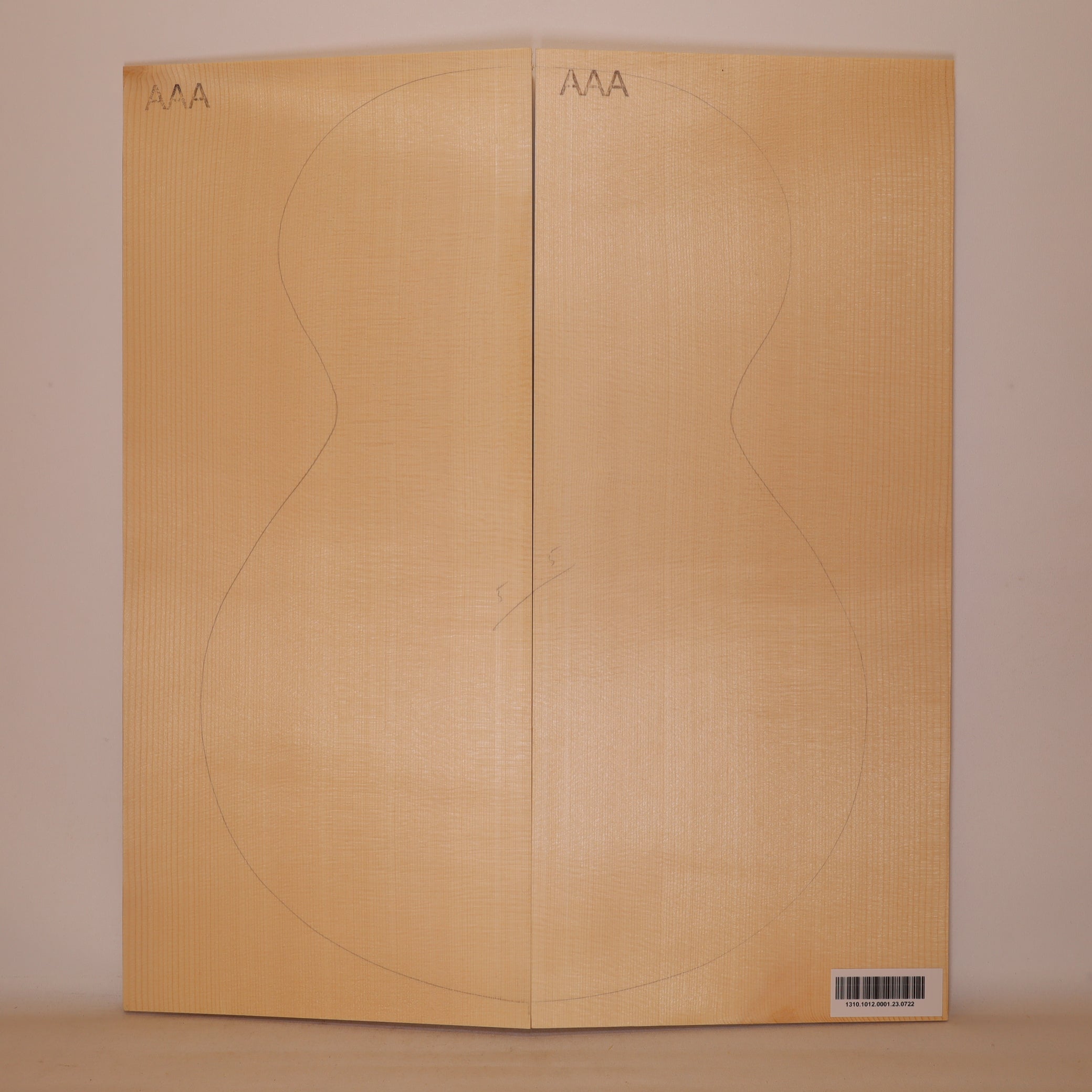 Fichtendecke für Archtop Gitarre AAA (Nr. 722)