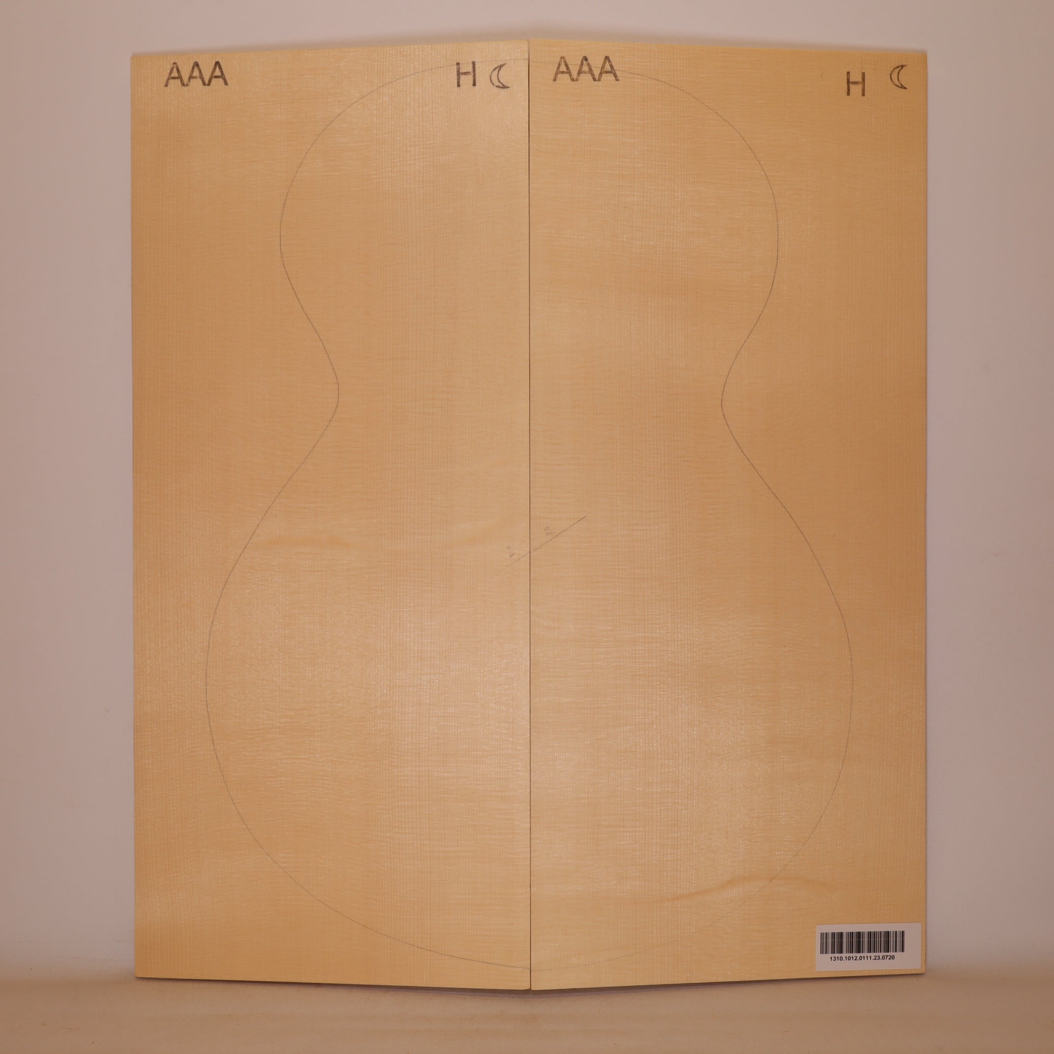 Fichtendecke für Archtop Gitarre AAA (Nr. 720)