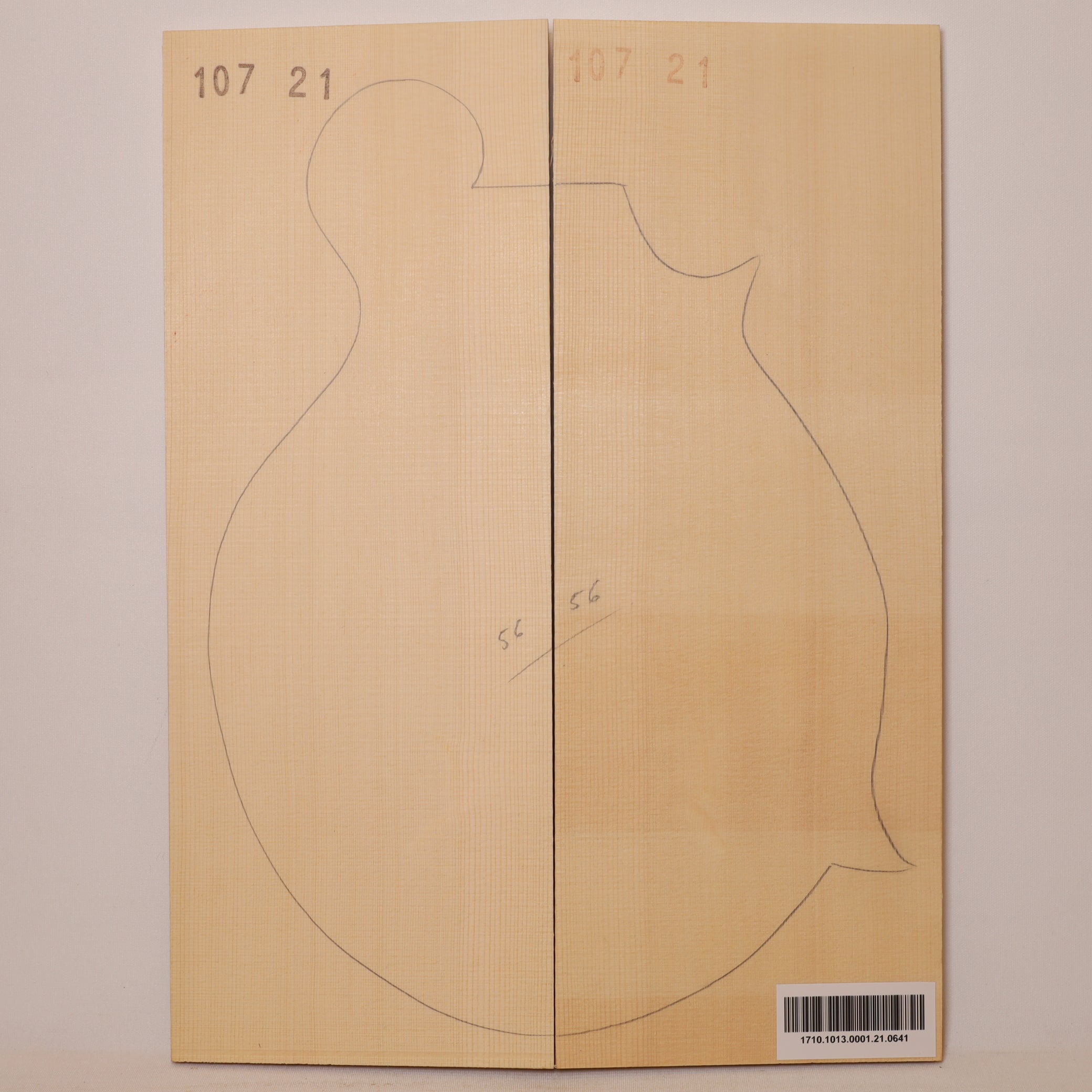 Spruce Top for Mandolin Archtop AA (no. 641)