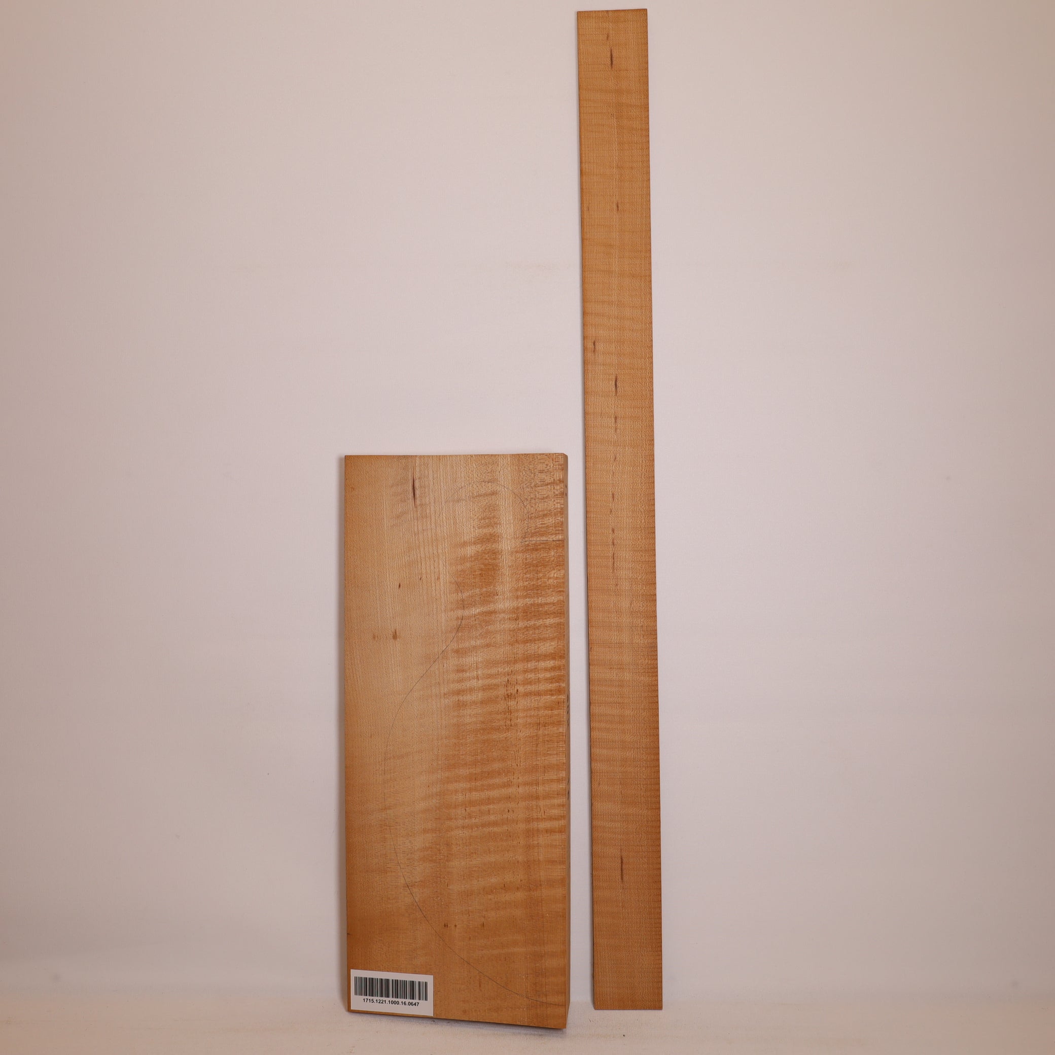 Thermo Maple Set (Back/Sides) for Mandolin Archtop II (no. 647)