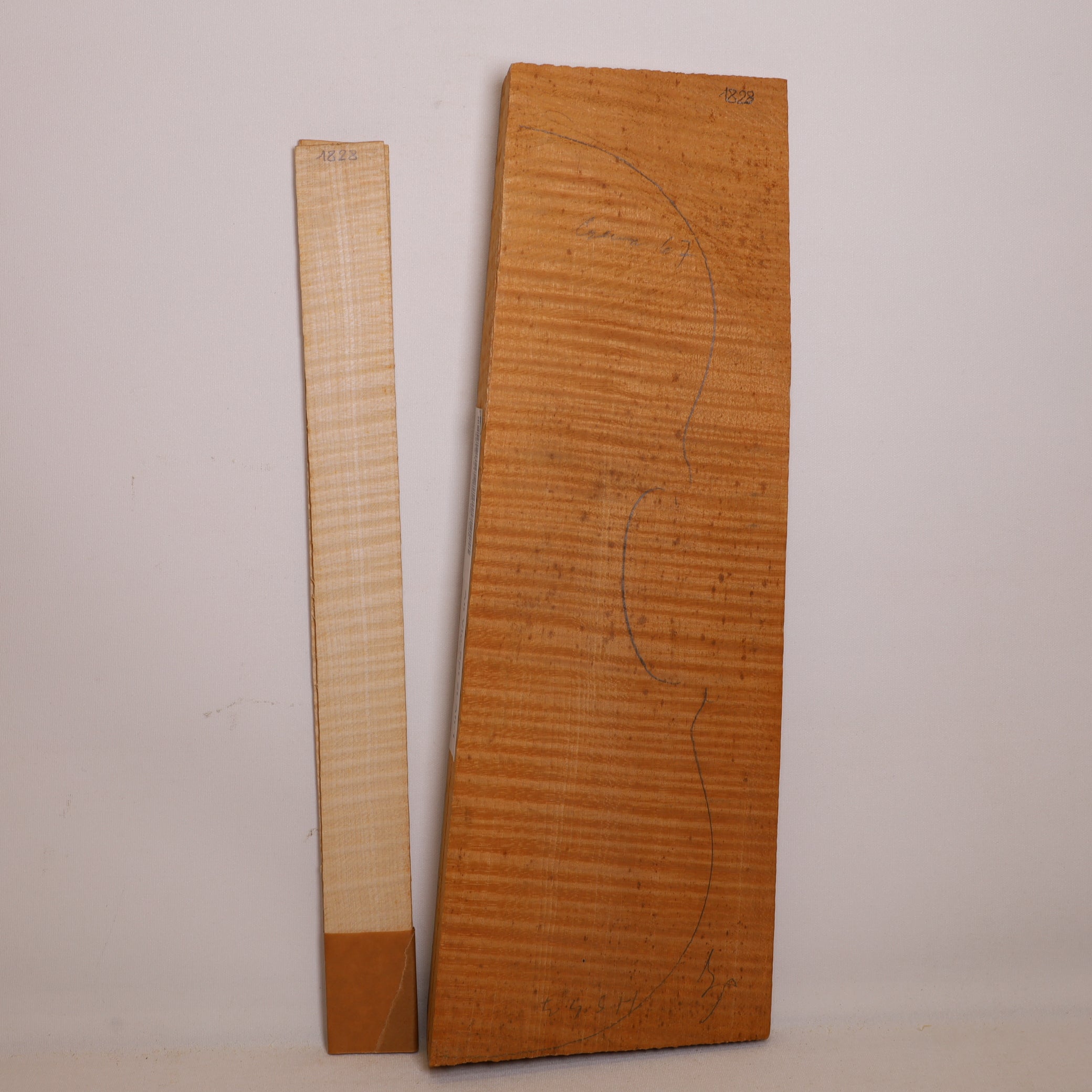 Ahorn Set (Boden/Zargen) für Violine von 1967 (Nr. 1828)