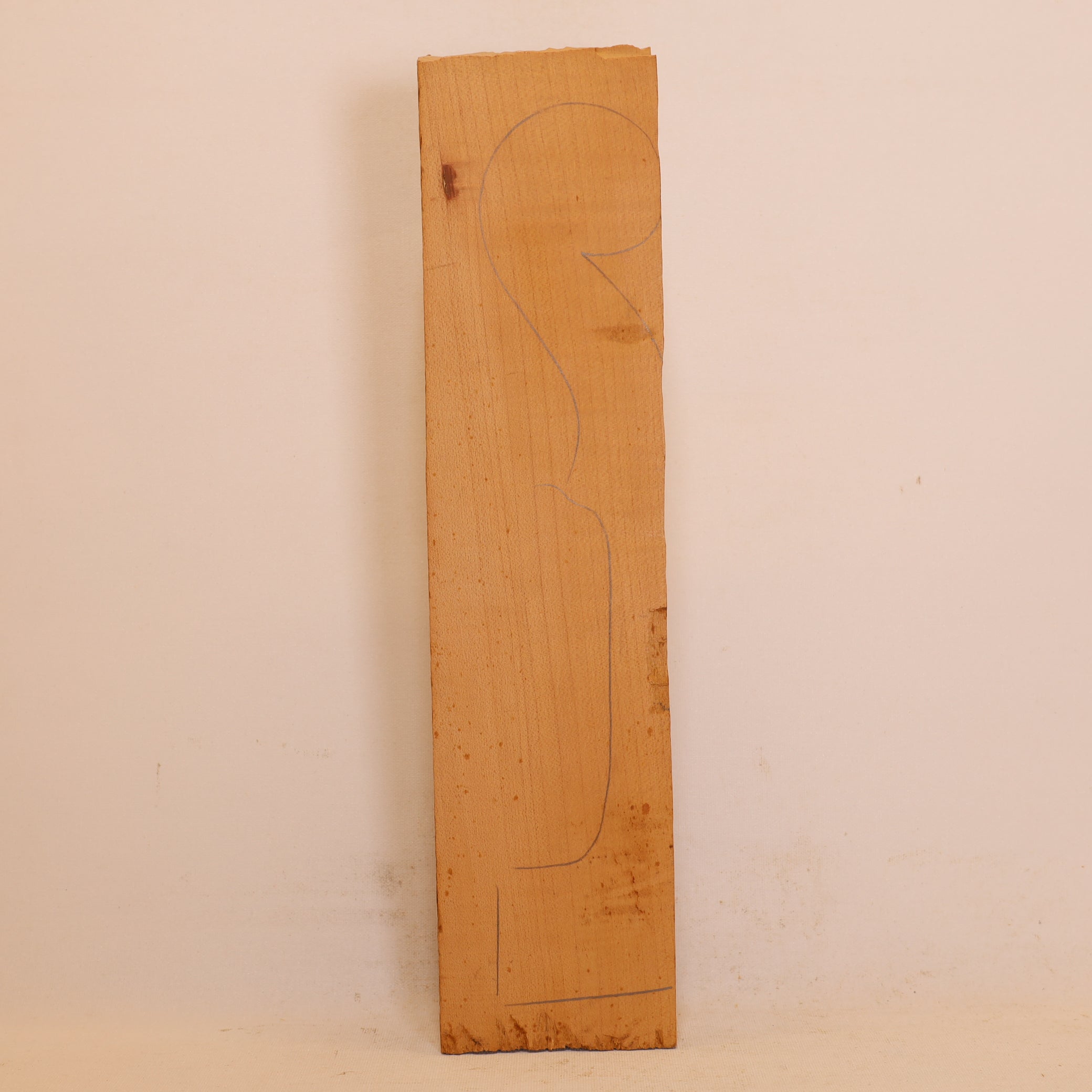 Ahorn Hals für Violine von 1967 (Nr. 1814)