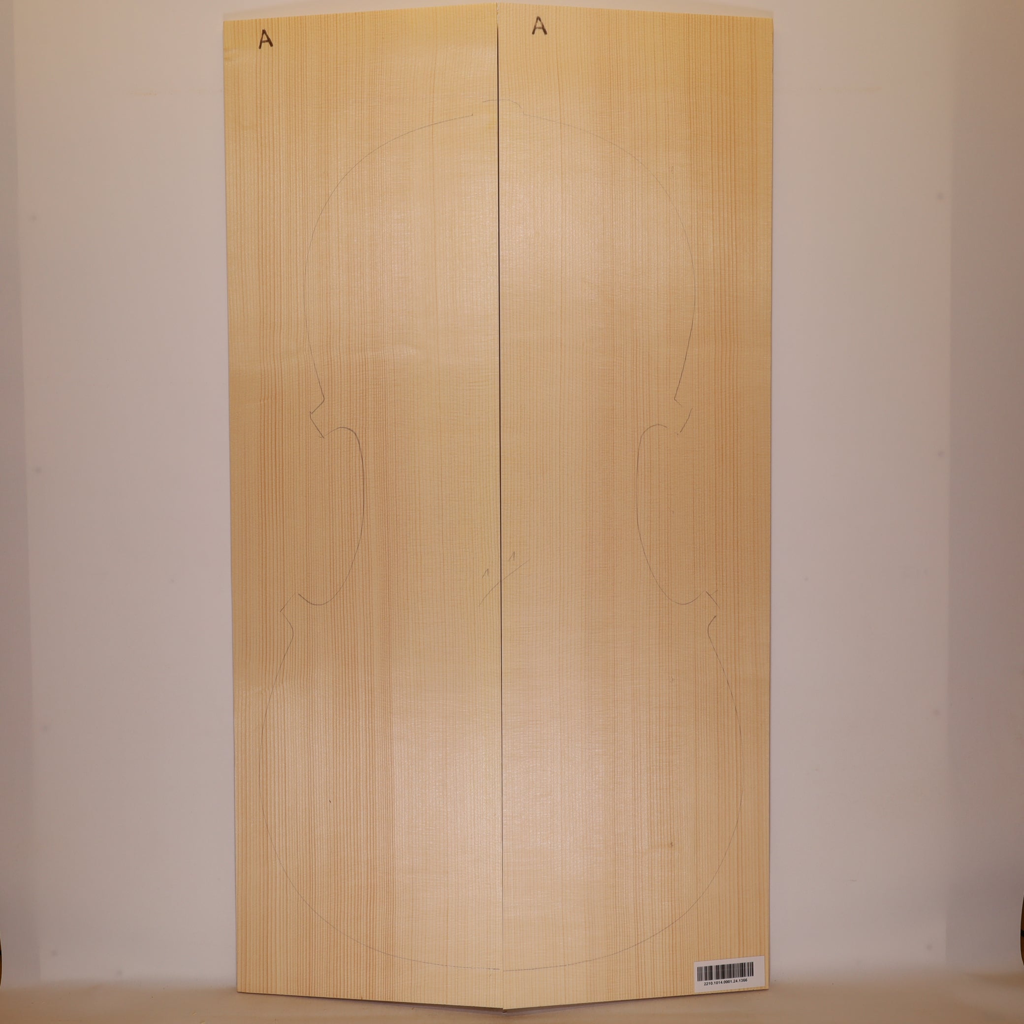 Spruce Top for Cello A (no. 1366)