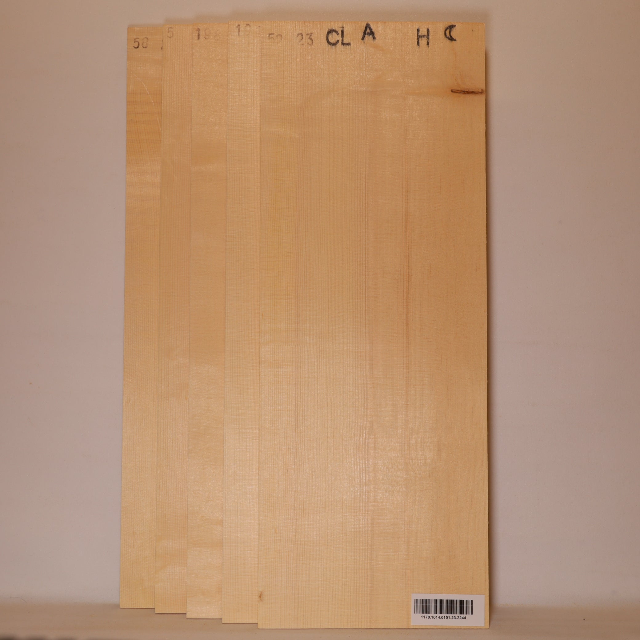 BUNDLE 5x Spruce Tops for Classical Guitar A (no. 2244)
