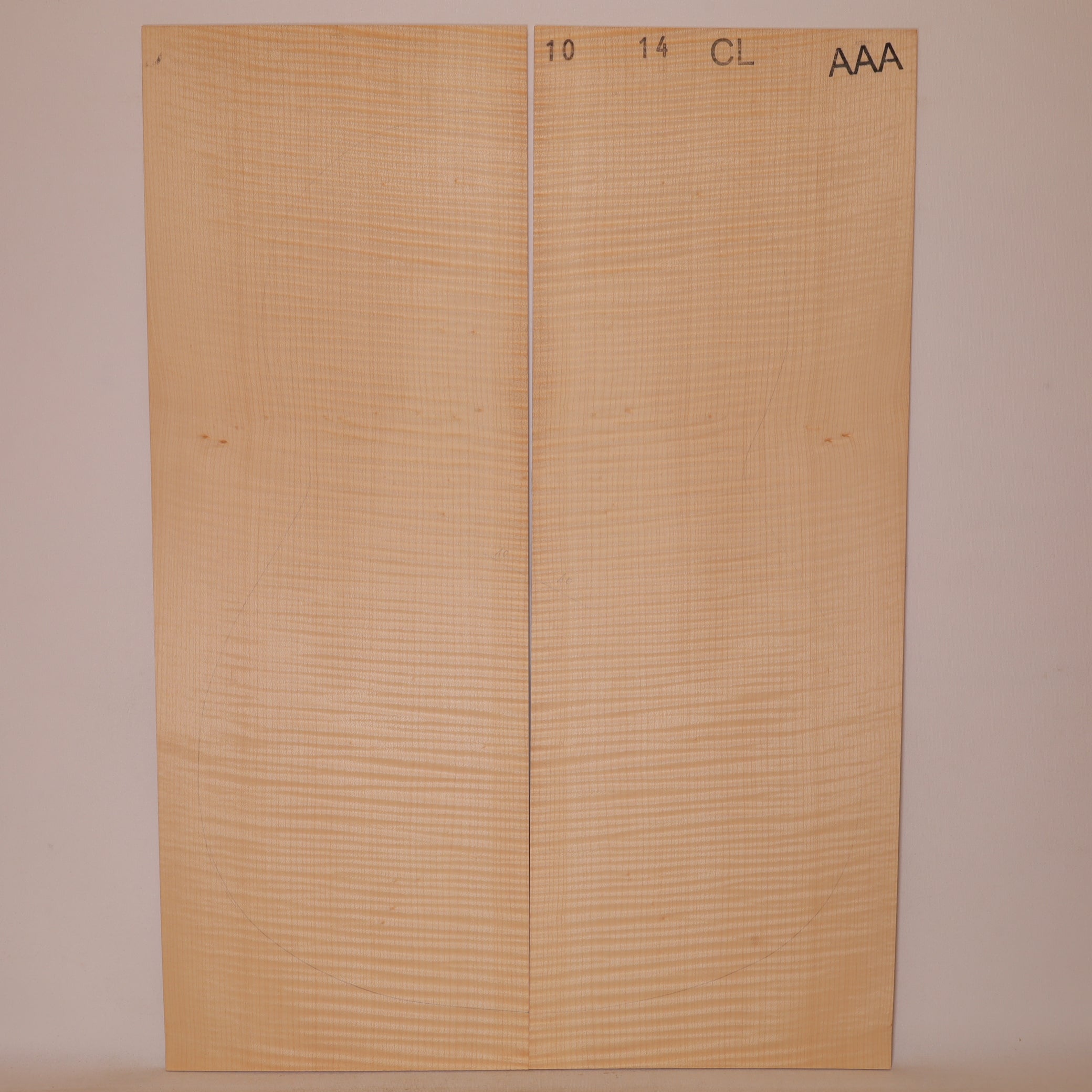 Maple Back for Classical Guitar AAA (no. 876)