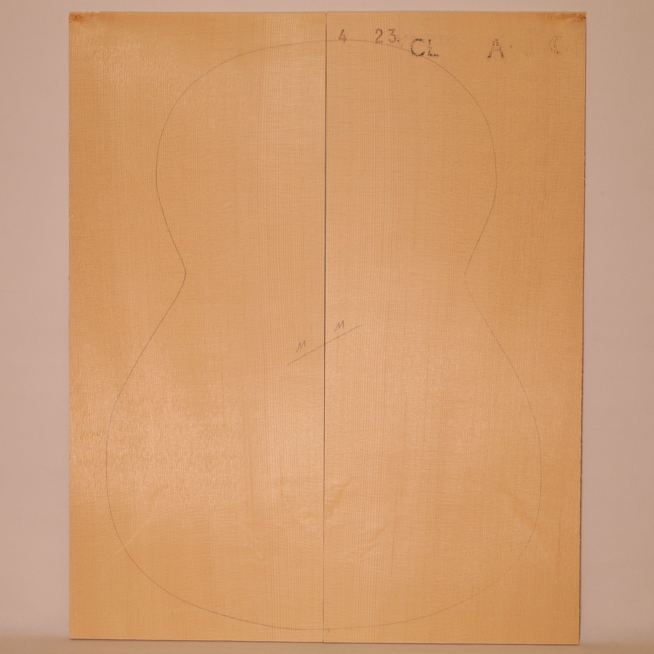 Fichtendecke für klassische Gitarre A (Nr. 2216)