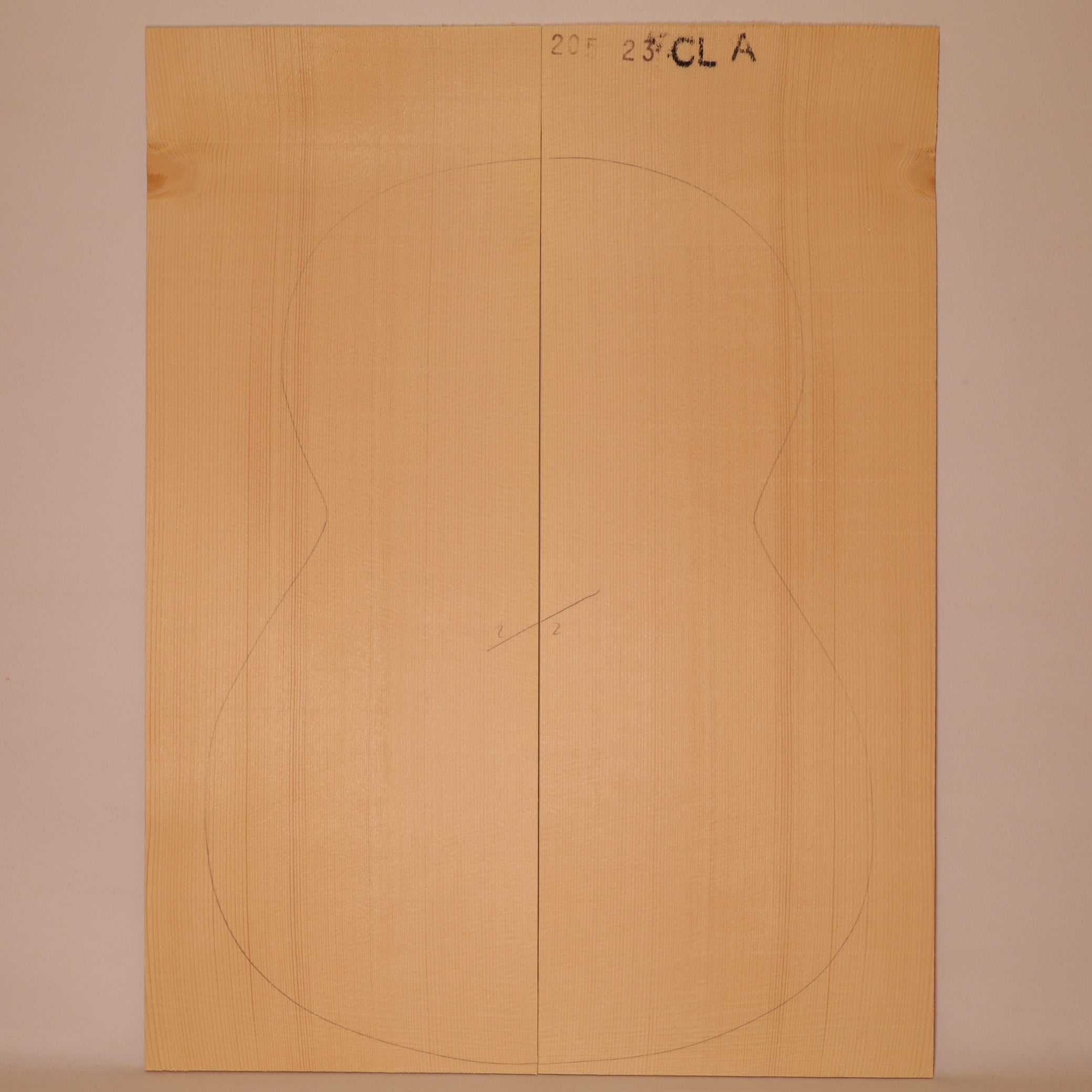 Fichtendecke für klassische Gitarre A (Nr. 2219)