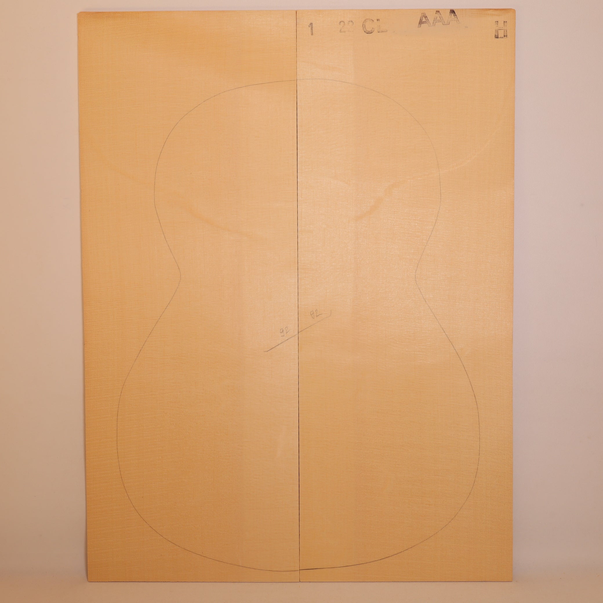 Spruce Top for Classical Guitar AAA (no. 1792)