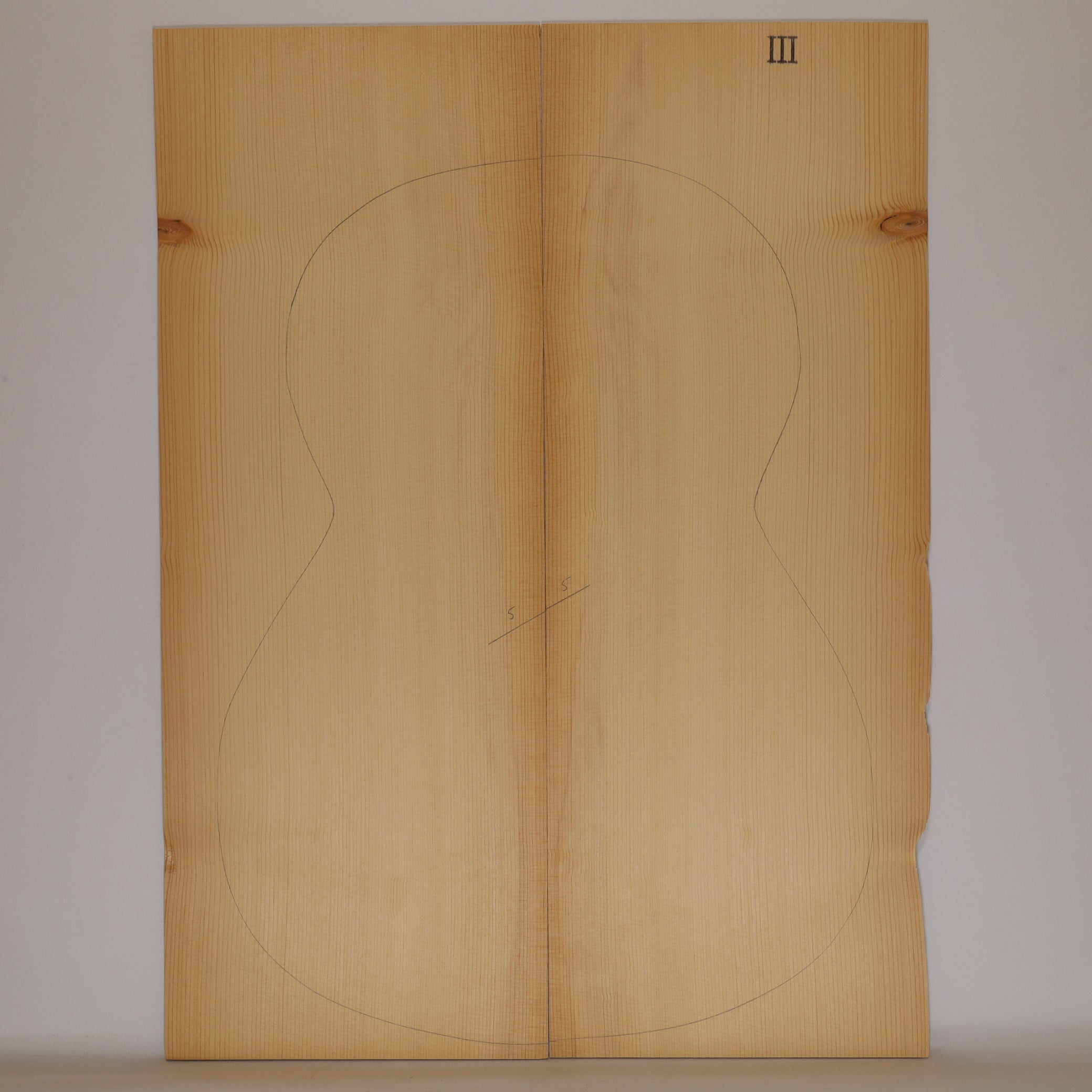 Thermo Spruce Top for Classical Guitar III (no. 396)