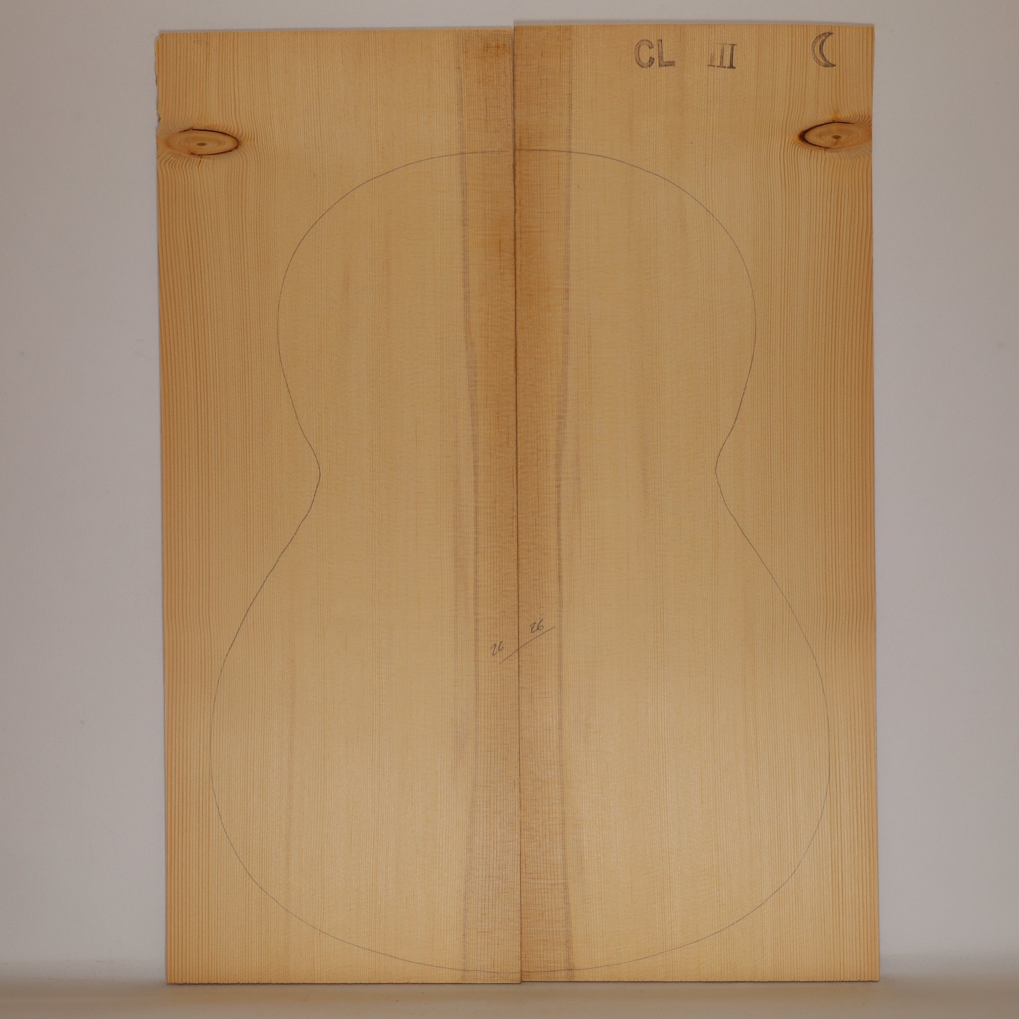 Thermo Spruce Top for Classical Guitar III (no. 398)