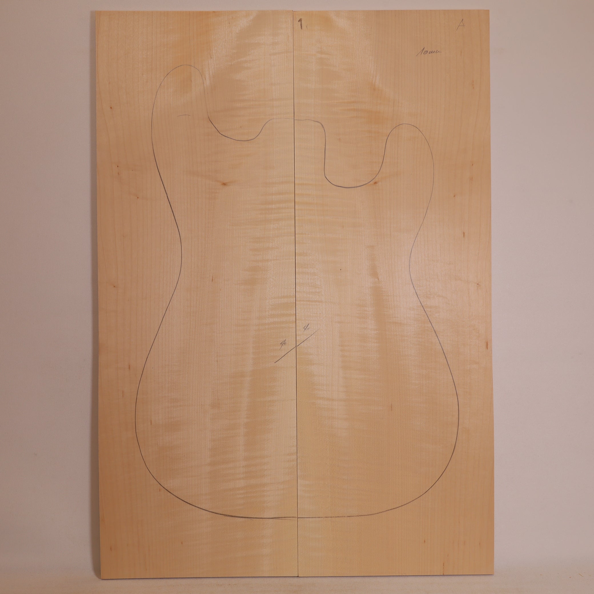 Maple Drop Top 2-piece for Electric Guitar A (no. 798)