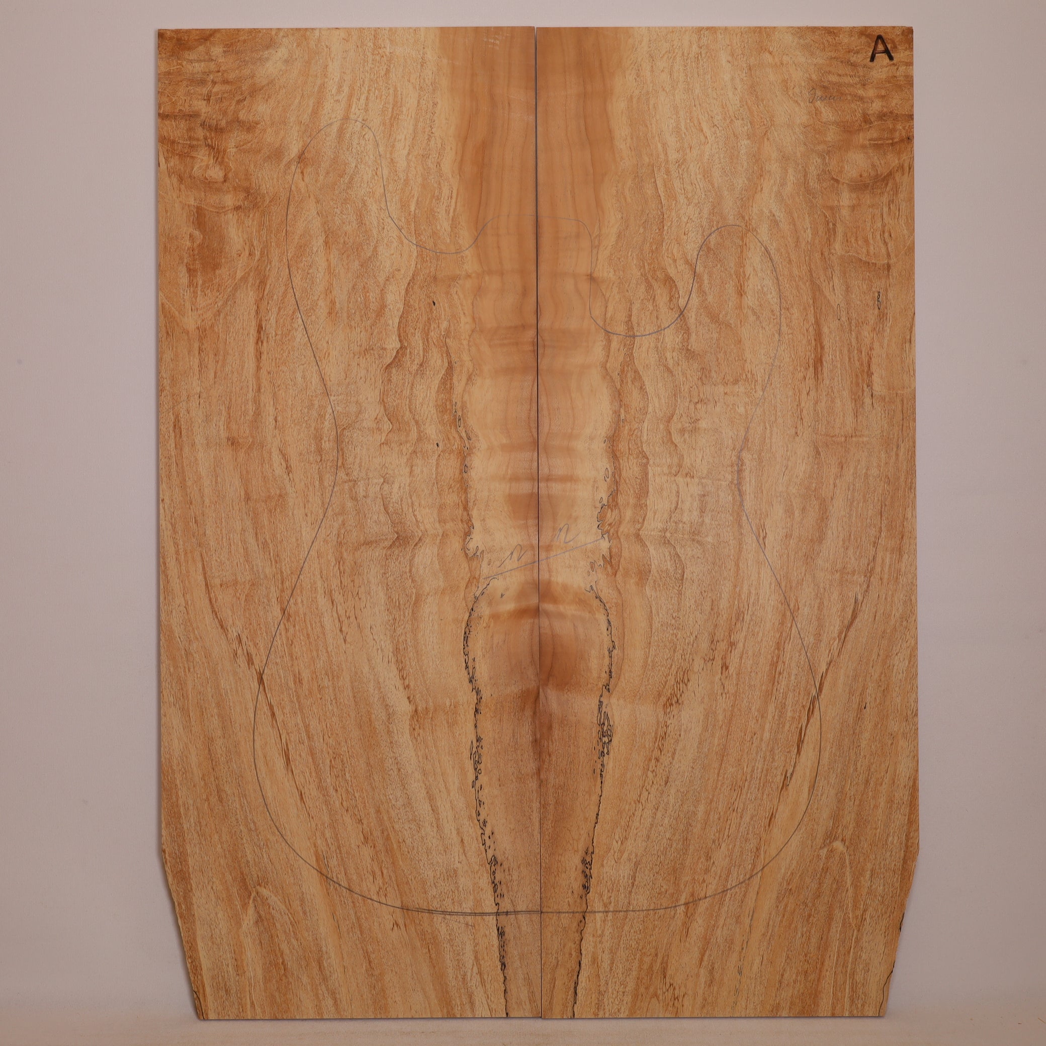 Maple Drop Top 2-piece for Electric Guitar A (no. 801)