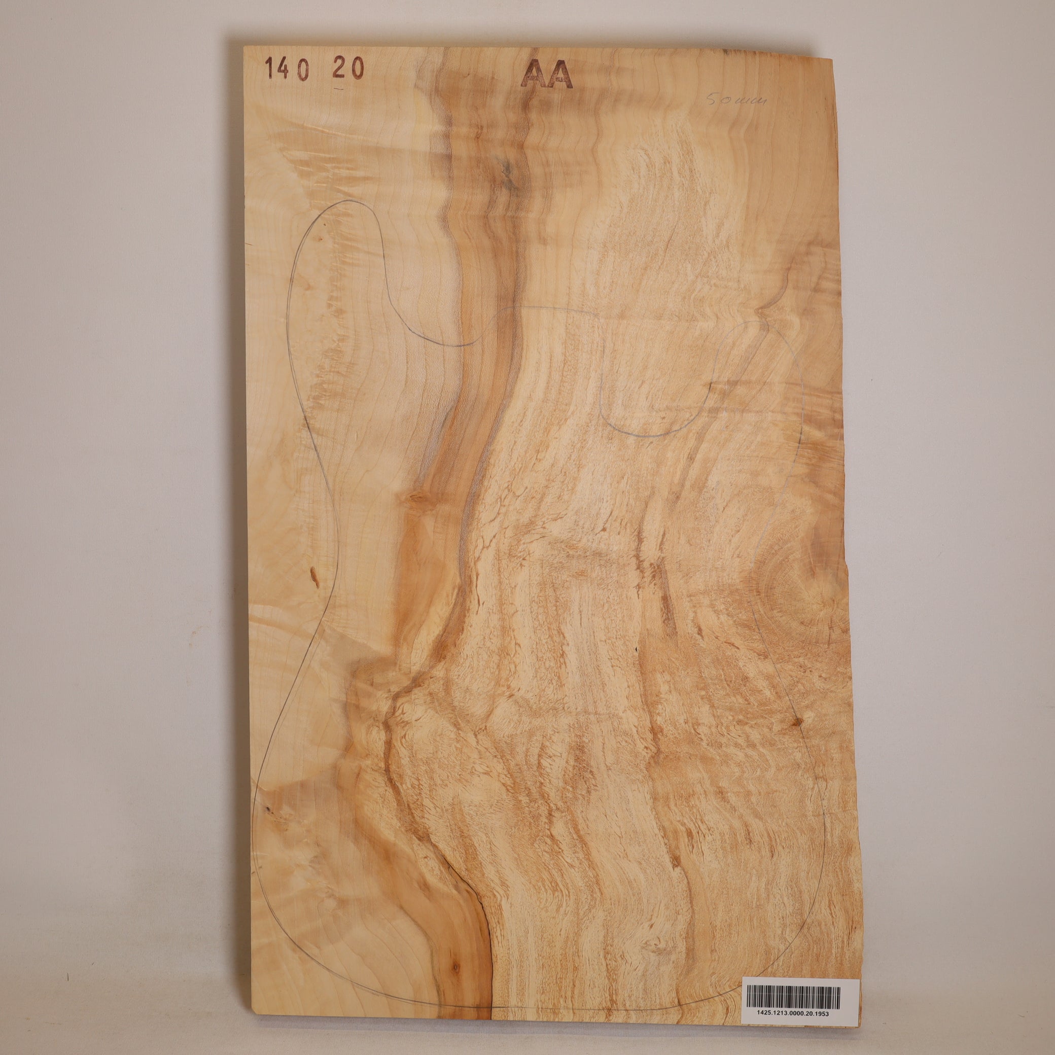 Ahorn Body 1-teilig für E-Gitarre AA (Nr. 1953)