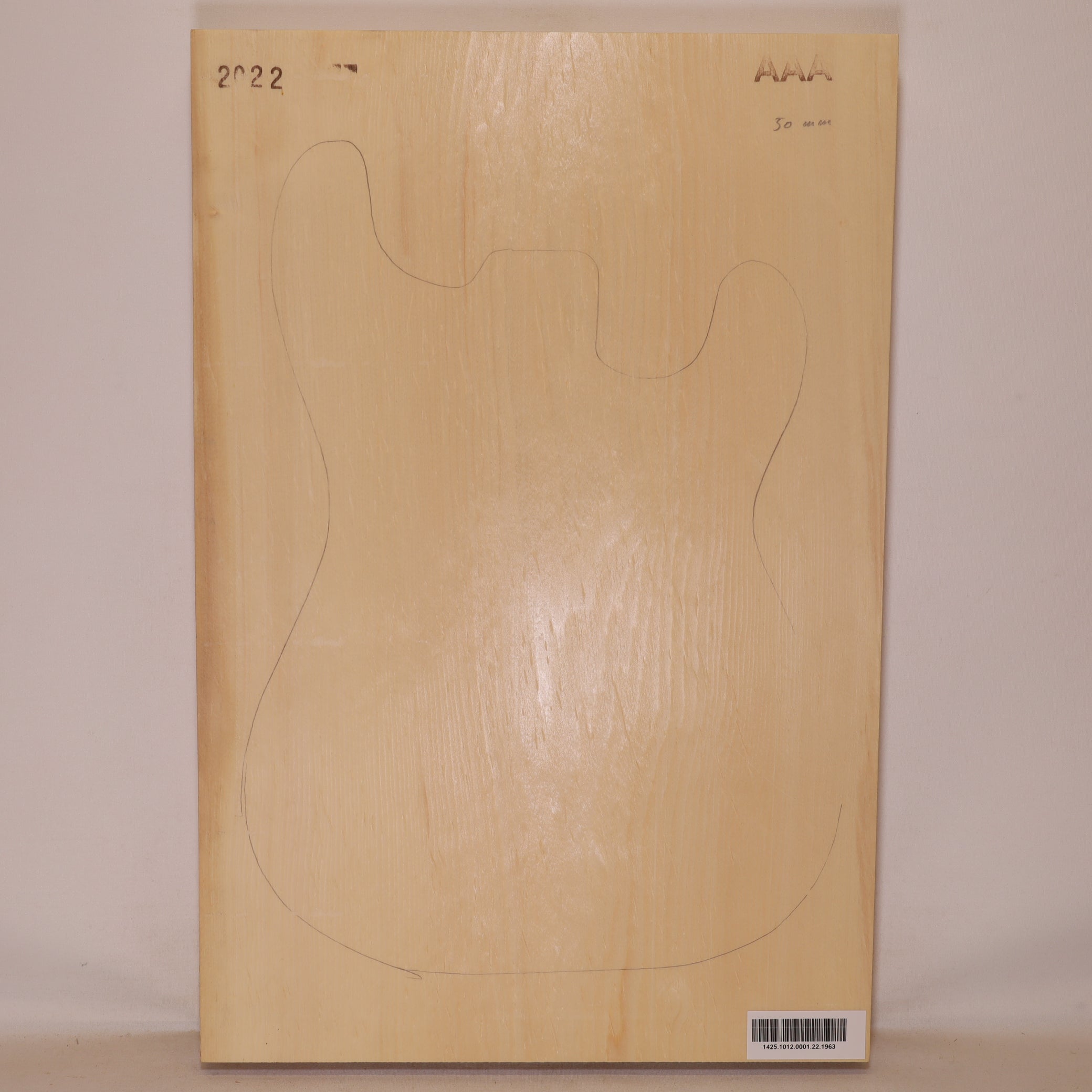 Fichten Body 1-teilig für E-Gitarre AAA (Nr. 1963)