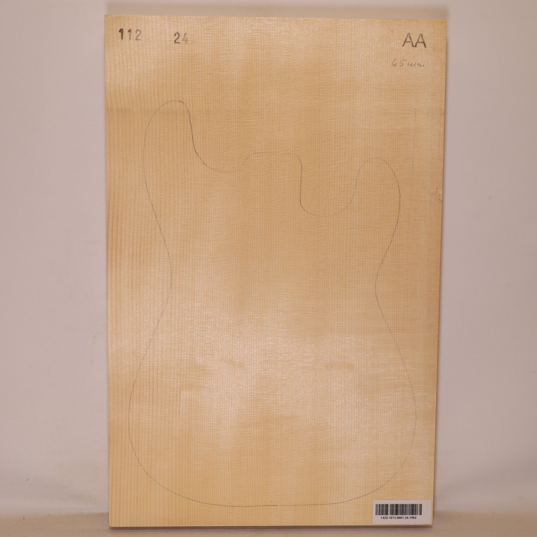 Spruce Body 1-piece for Electric Guitar AA (no. 1962)