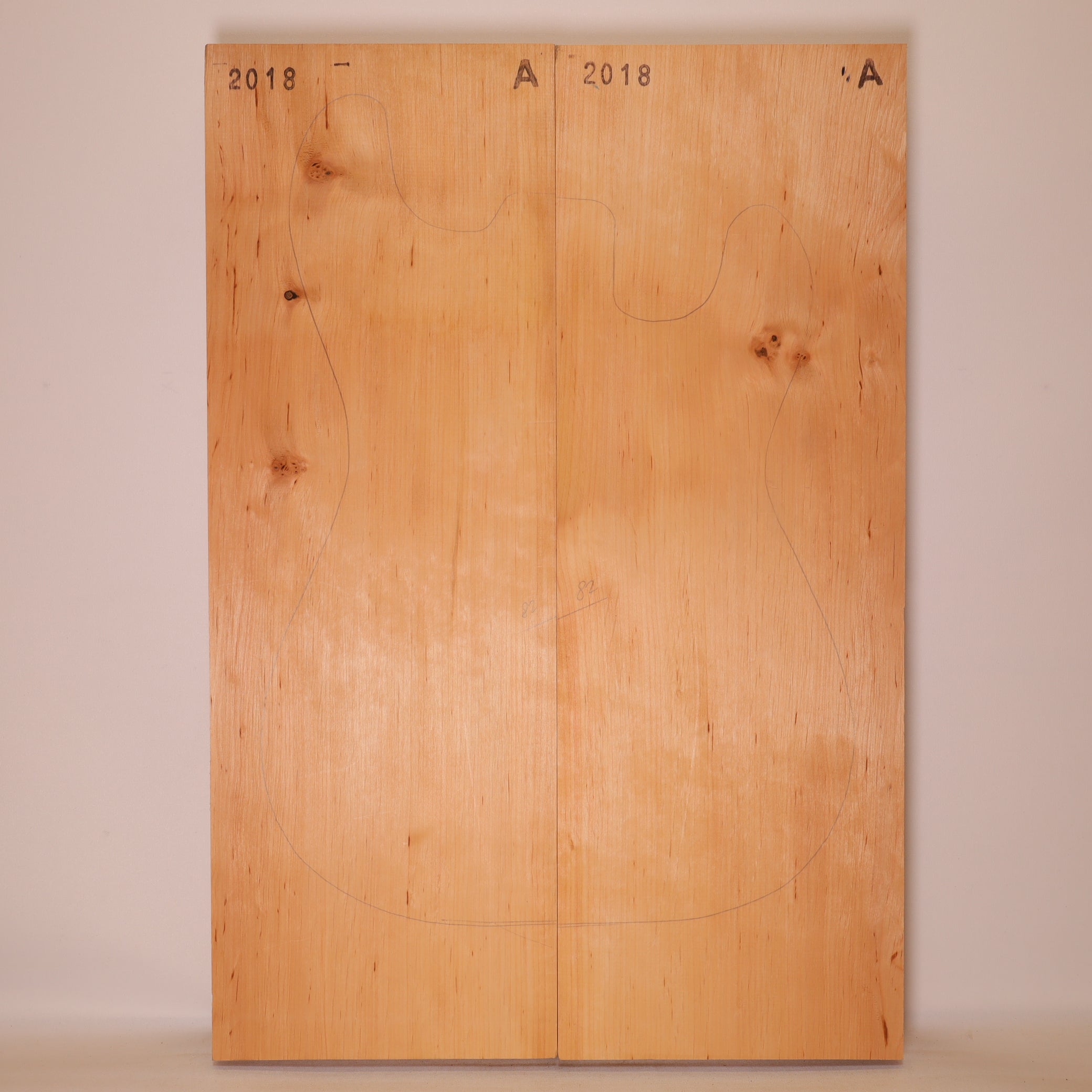 Alder Body 2-piece for Electric Guitar A (no. 211)