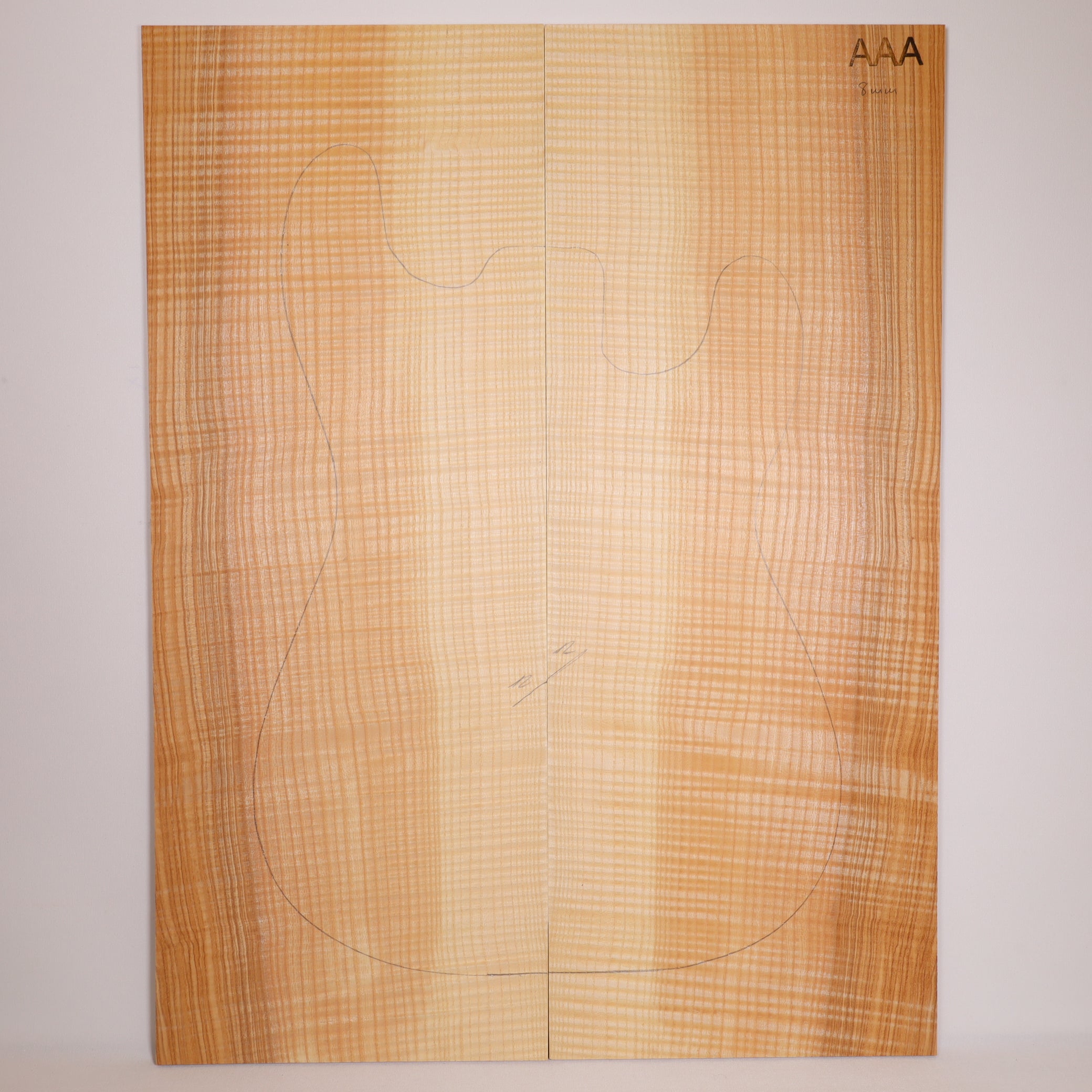Ash Drop Top 2-piece for Electric Guitar AAA (no. 23)