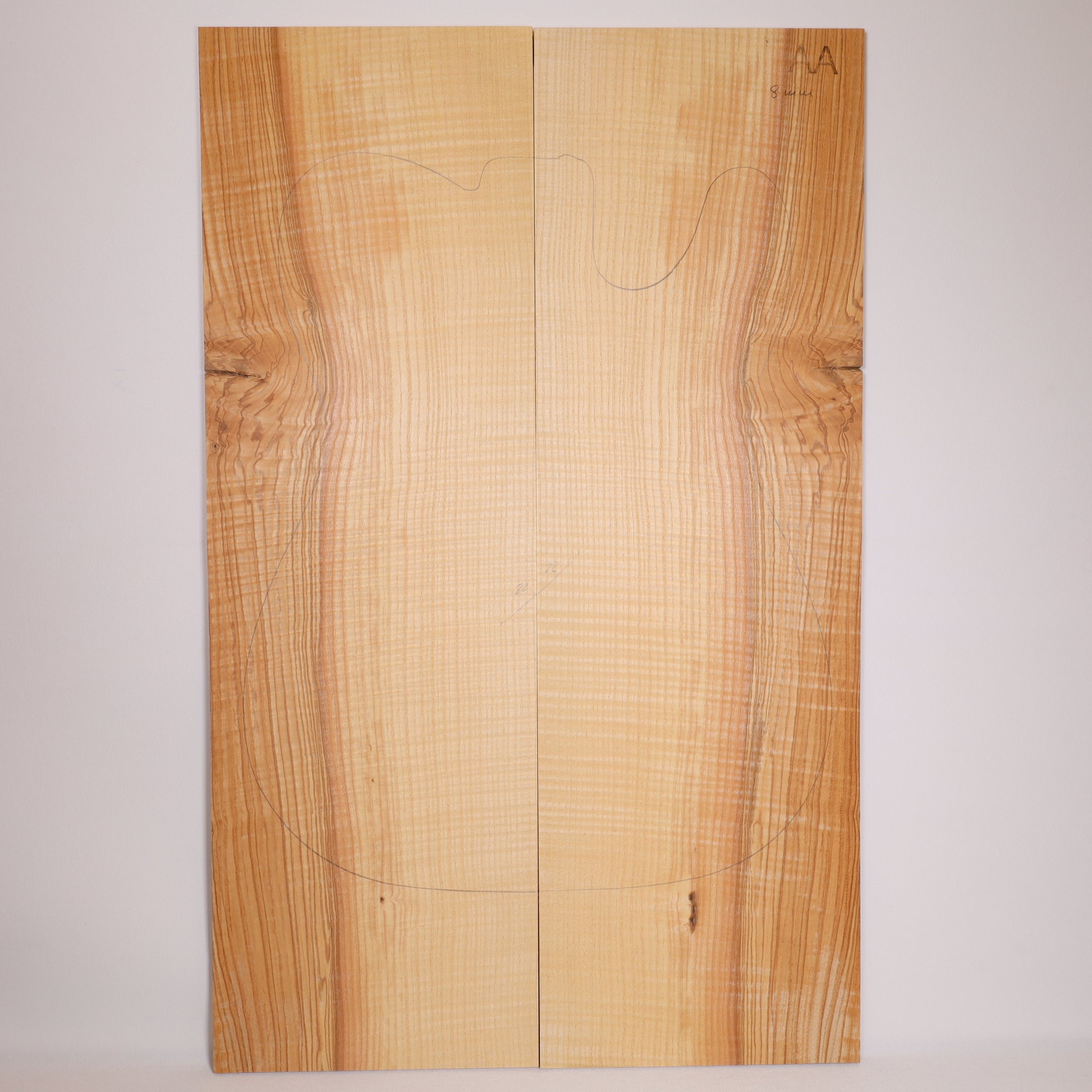 Ash Drop Top 2-piece for Electric Guitar AA (no. 20)